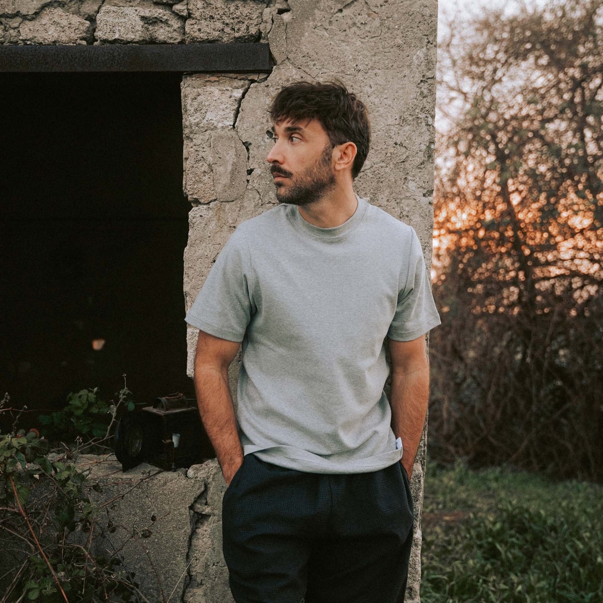 The Heavy weight champion T shirt - Mottled Grey (image n°3)