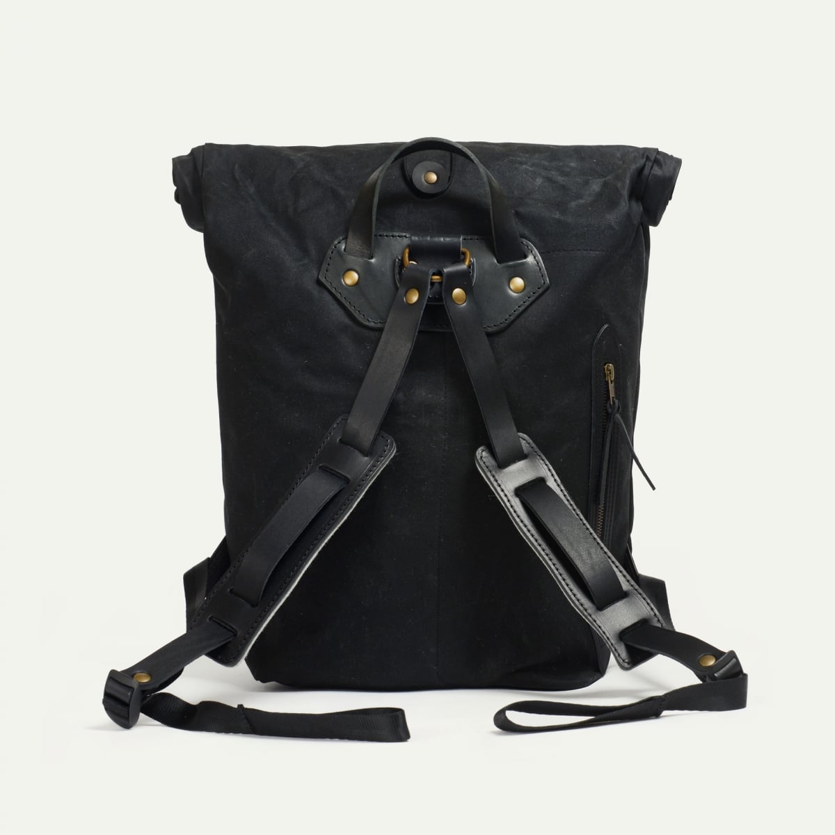 Météore backpack - Black waxed (image n°2)