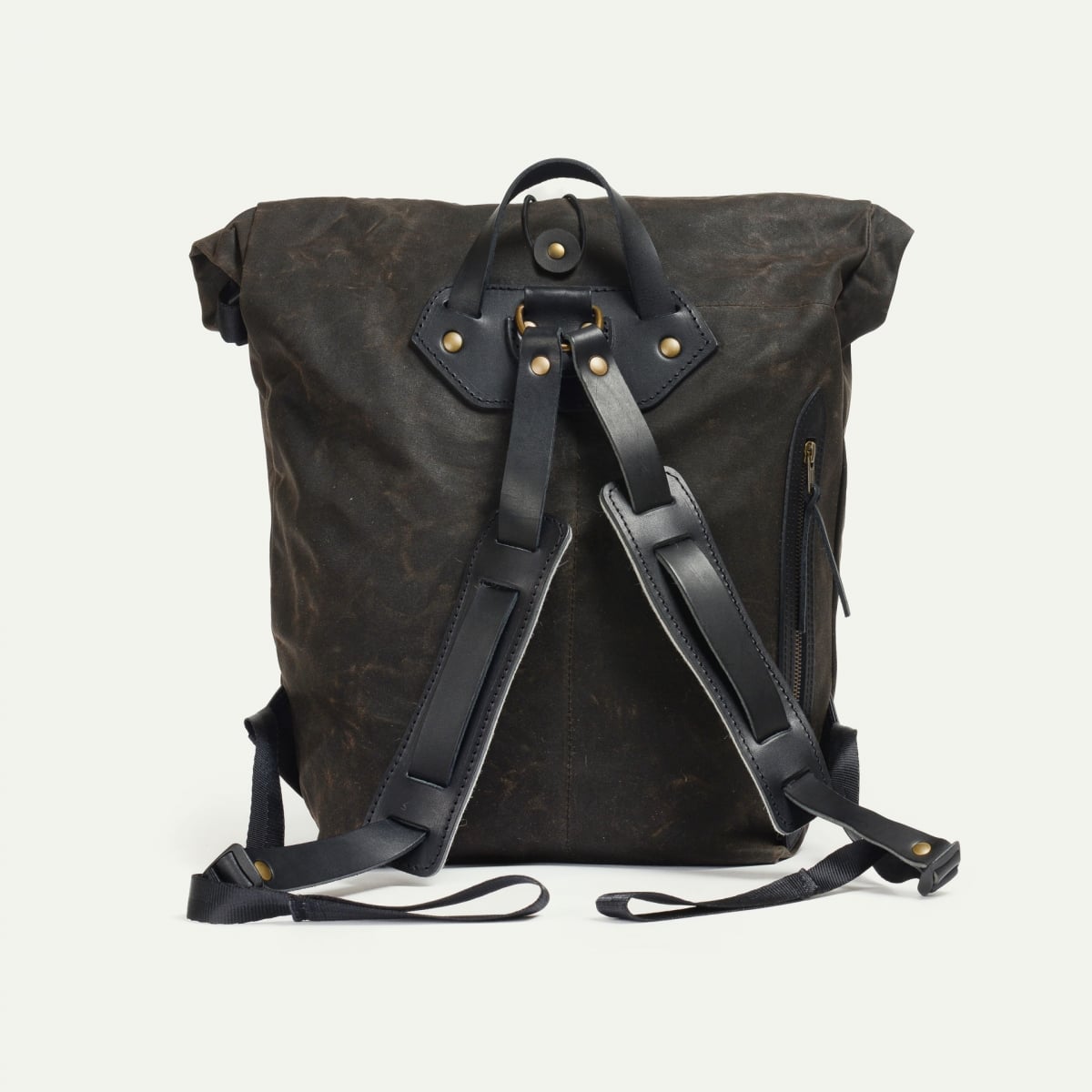 Météore backpack - Khaki waxed (image n°2)