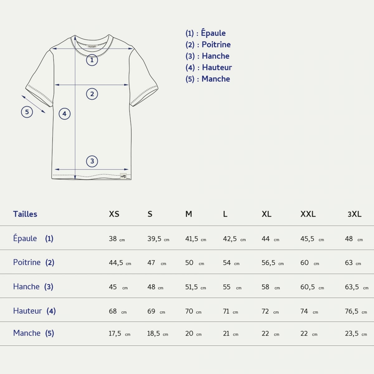 The Heavy weight champion T shirt - Navy (image n°8)