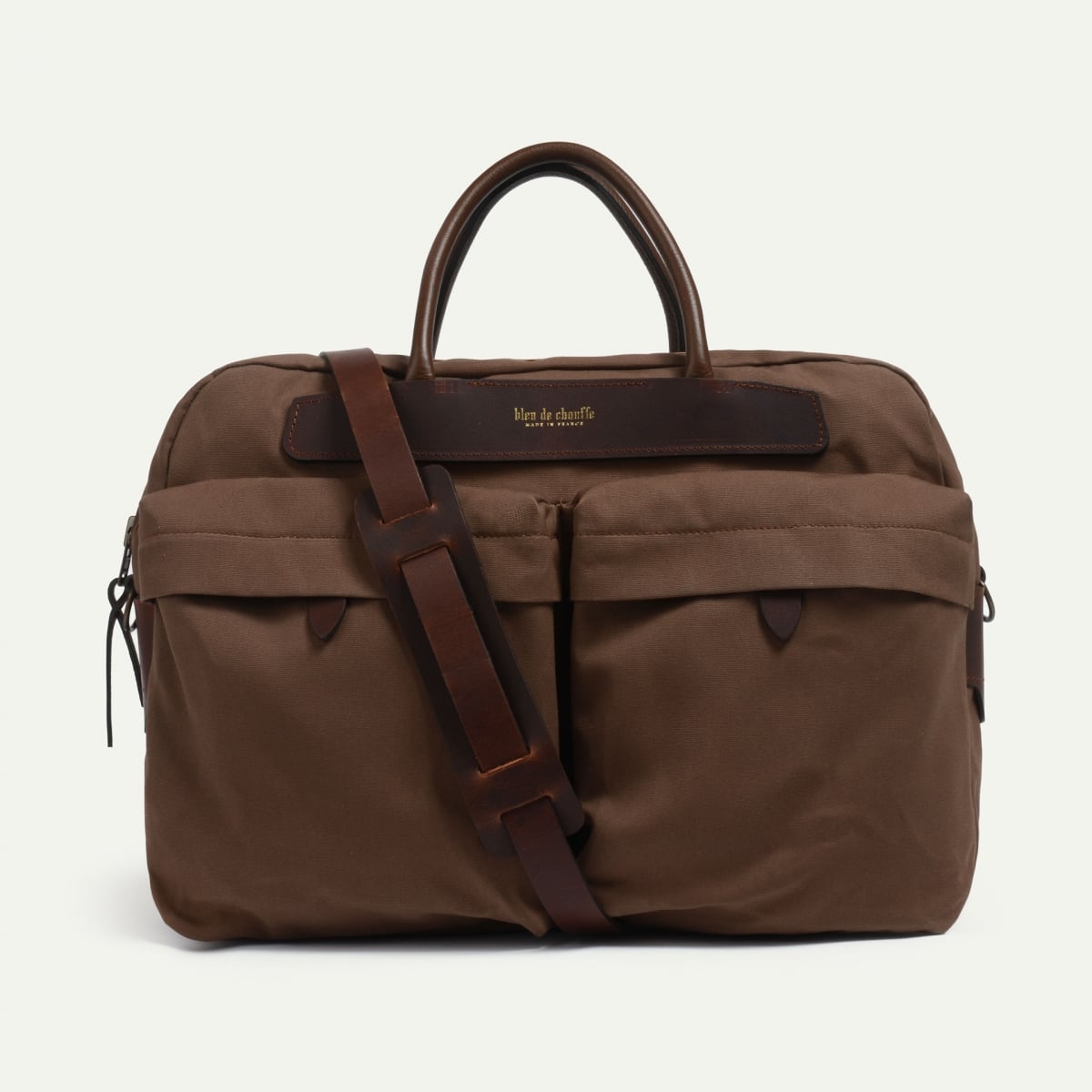 Hélios business bag - Hazelnut (image n°1)