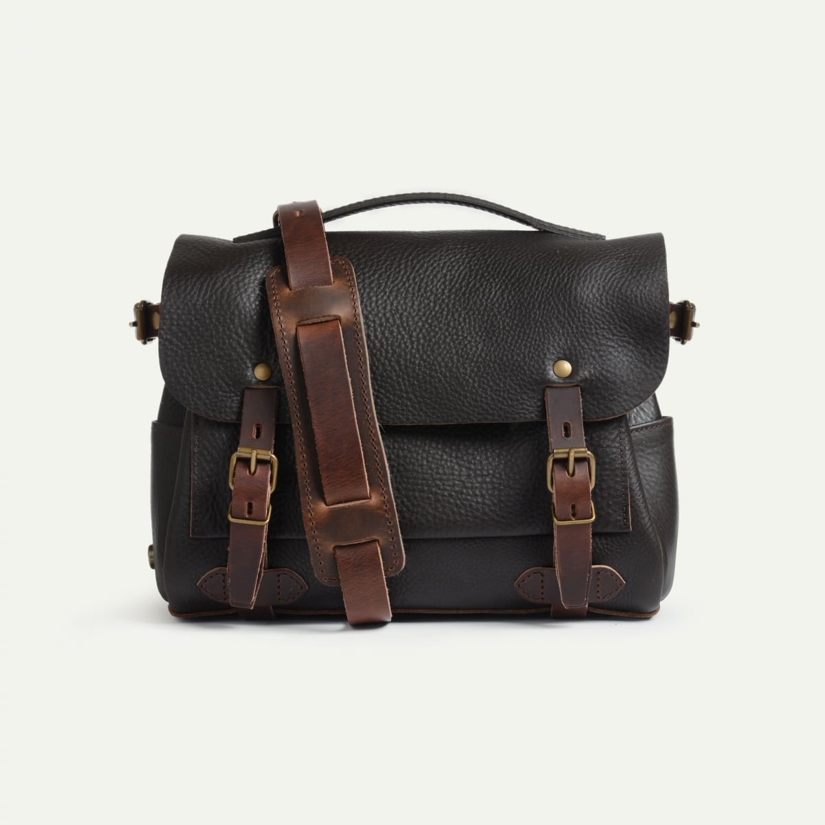 Éclair S Postman bag - Dark Brown (image n°1)