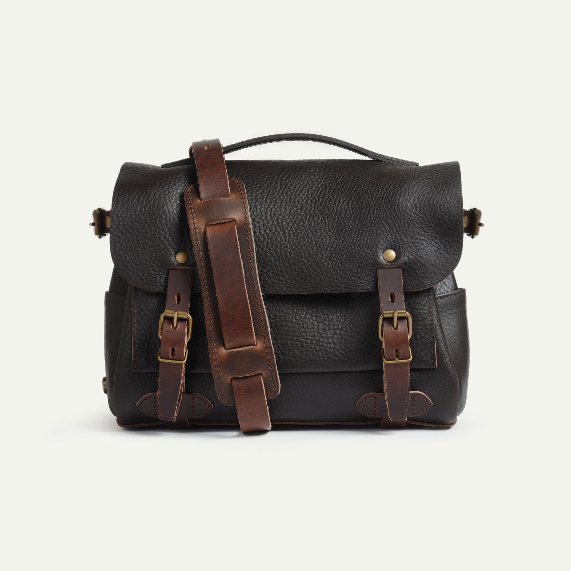 Éclair S Postman bag - Dark Brown (image n°1)