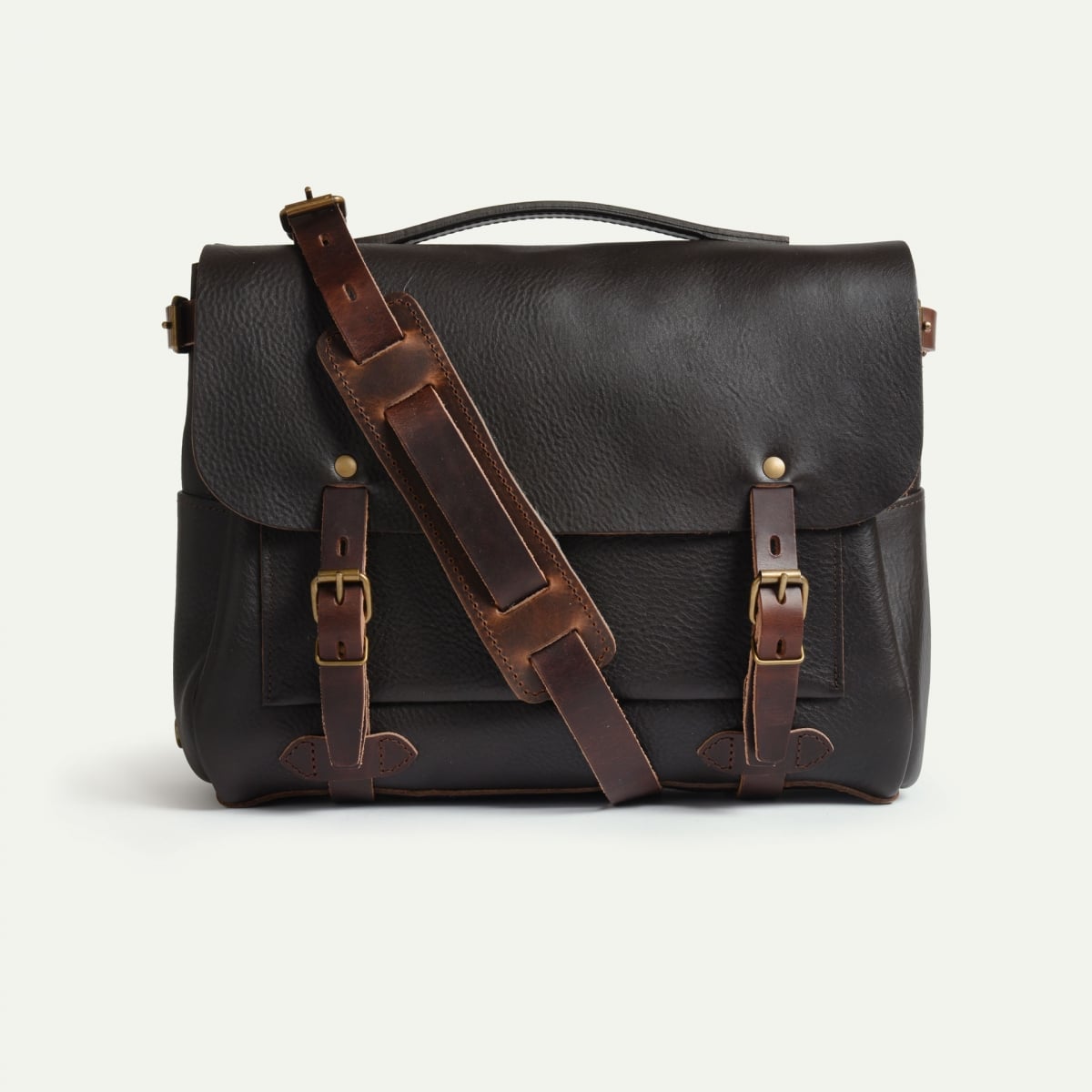Éclair M Postman bag - Dark Brown (image n°1)