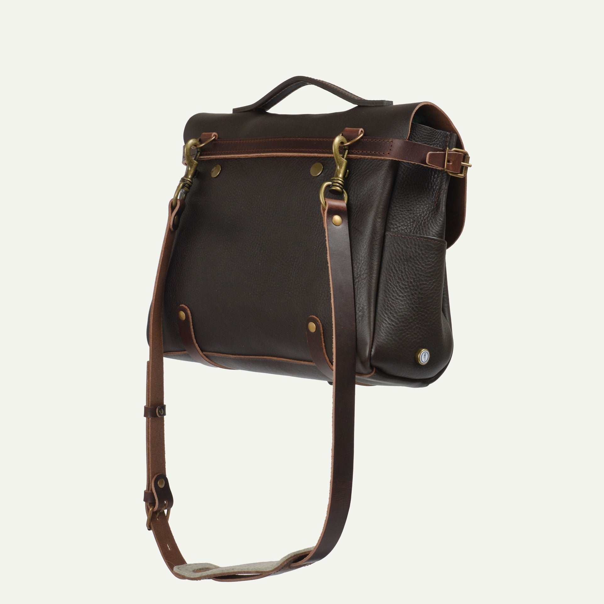 Éclair M Postman bag - Dark Brown (image n°4)