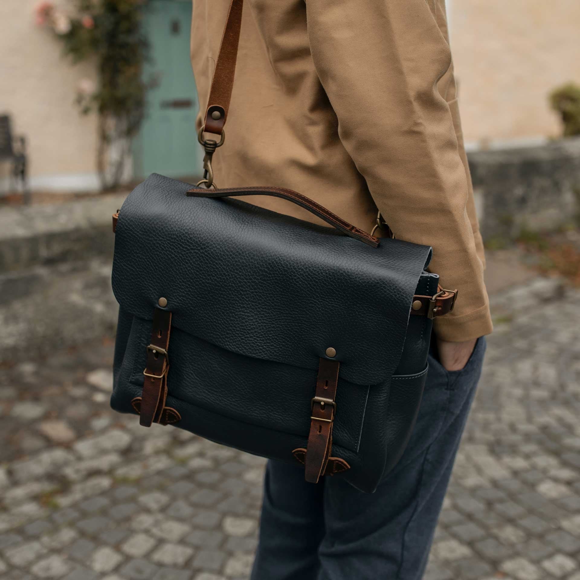 Éclair M Postman bag - Dark Brown (image n°6)
