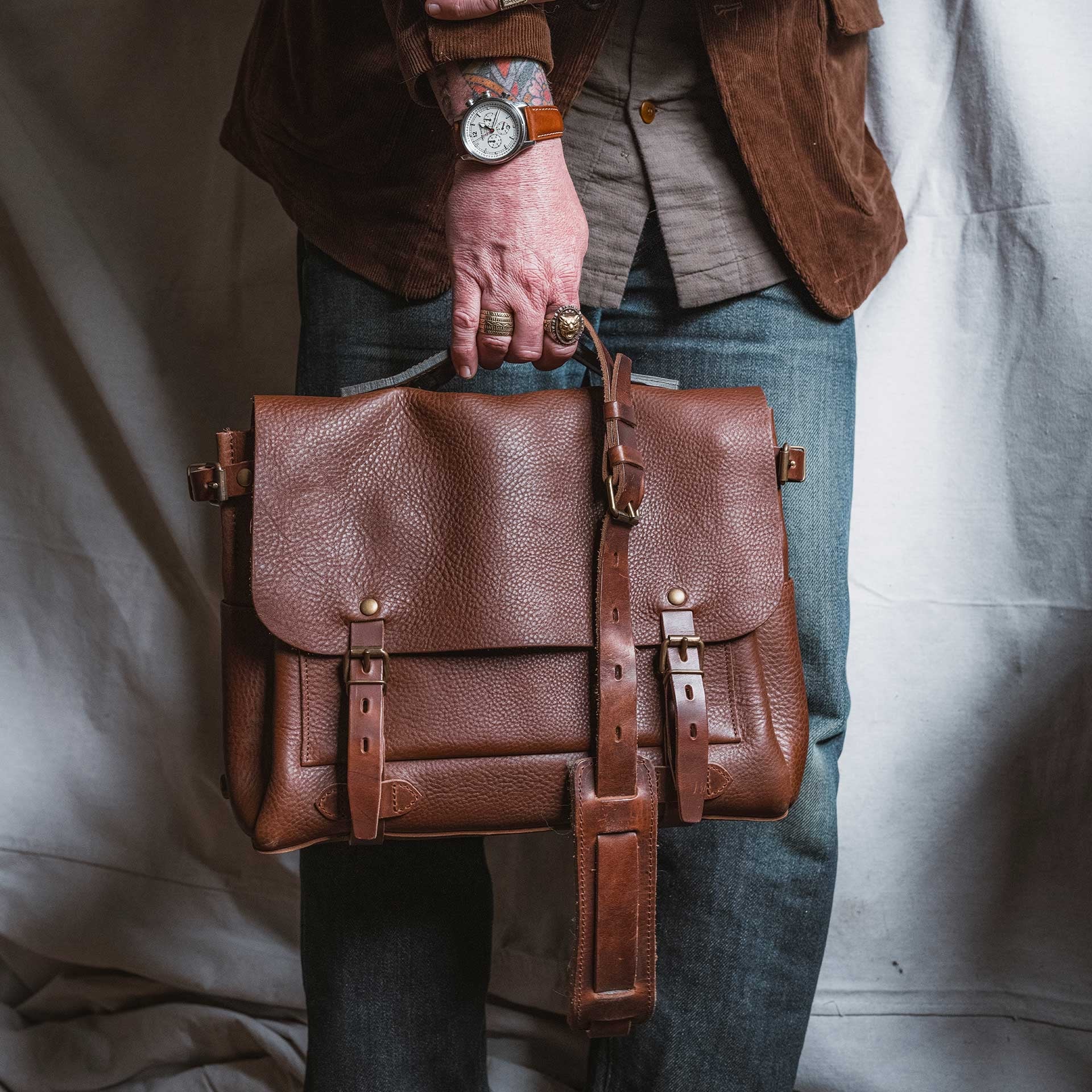 Sac Postier Eclair M - Tourbe (image n°6)