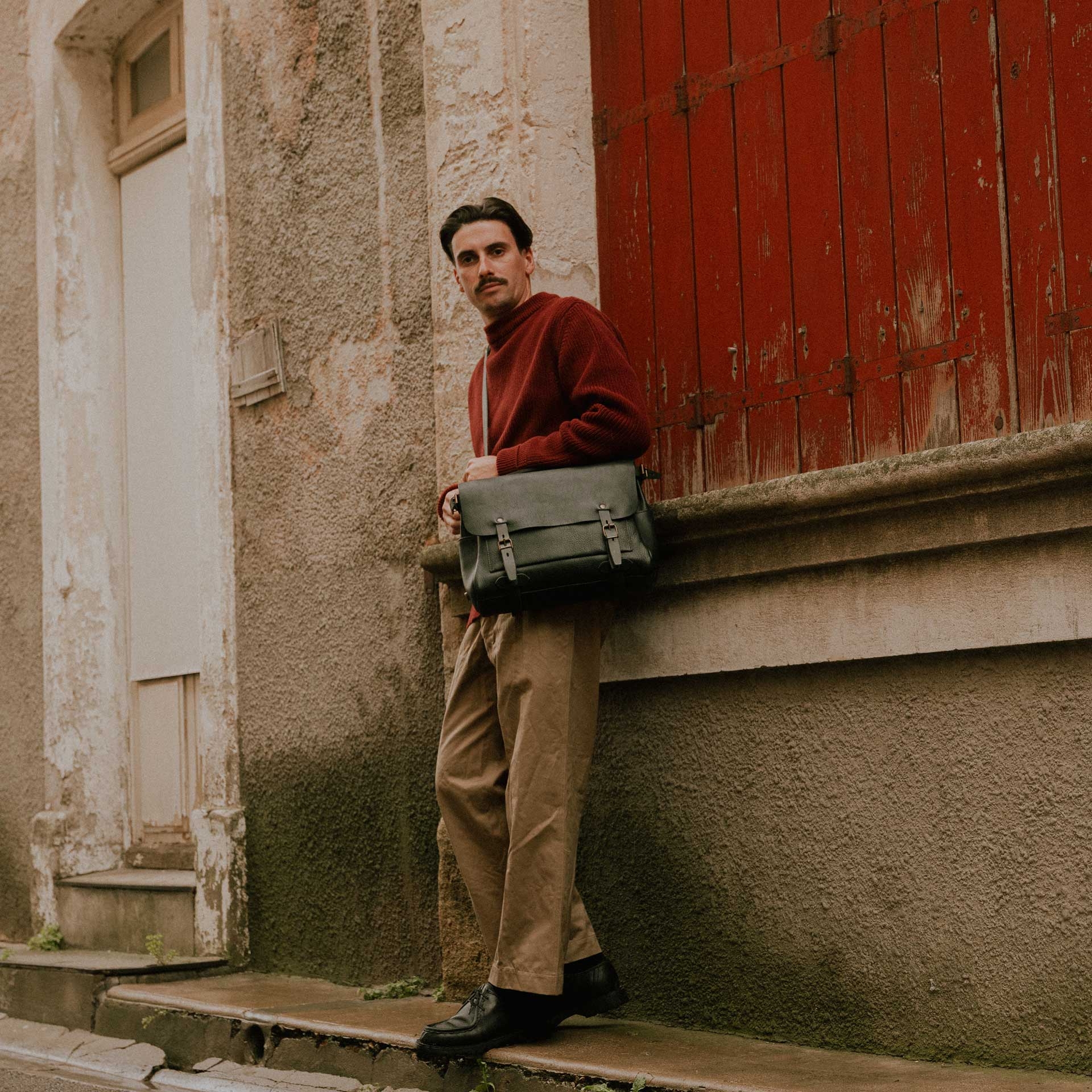 Postman bag Éclair M - Green (image n°6)