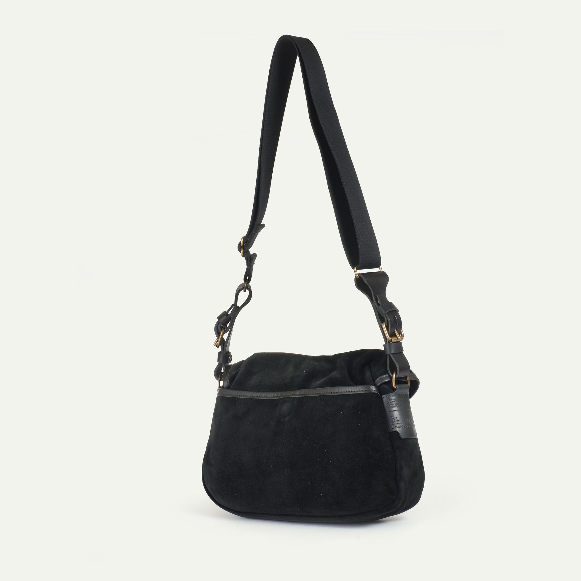 Bolsa de pesca XS / Cuero aterciopelado - Negro (imagen n.º 3)