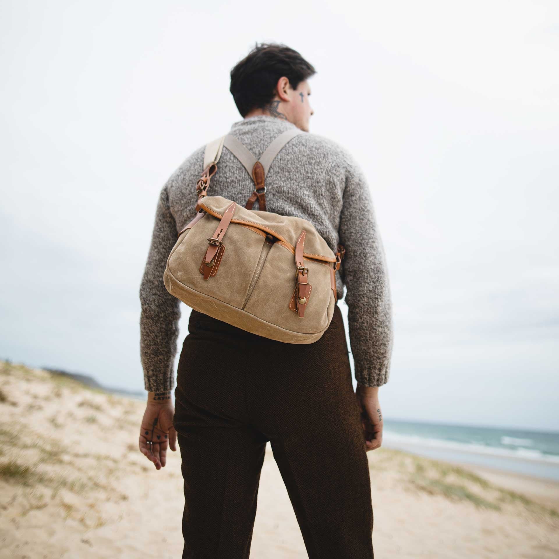 Musette des Fischers S / Veloursleder - Musk (image n°8)