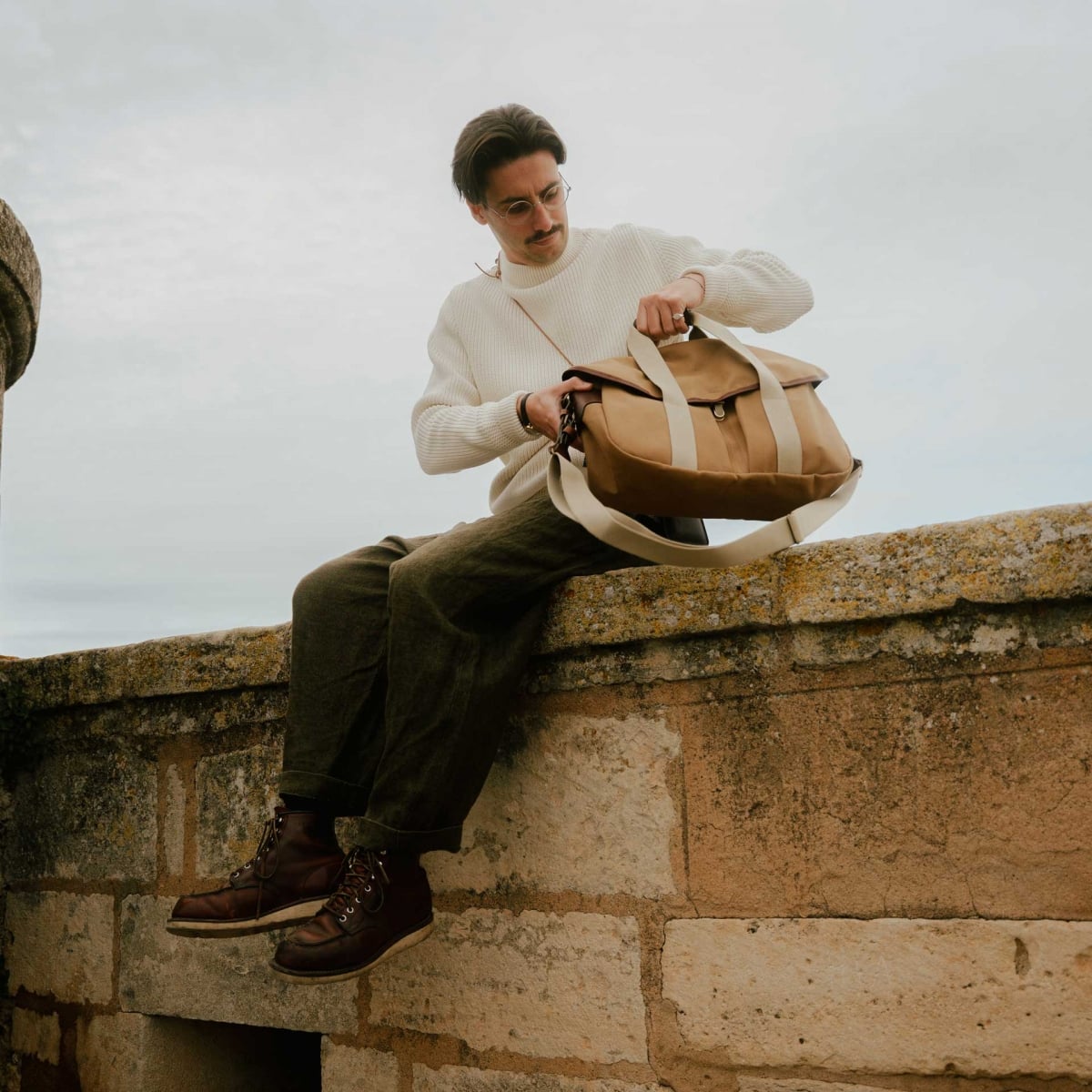 Musette Business bag - Camel BM (image n°11)