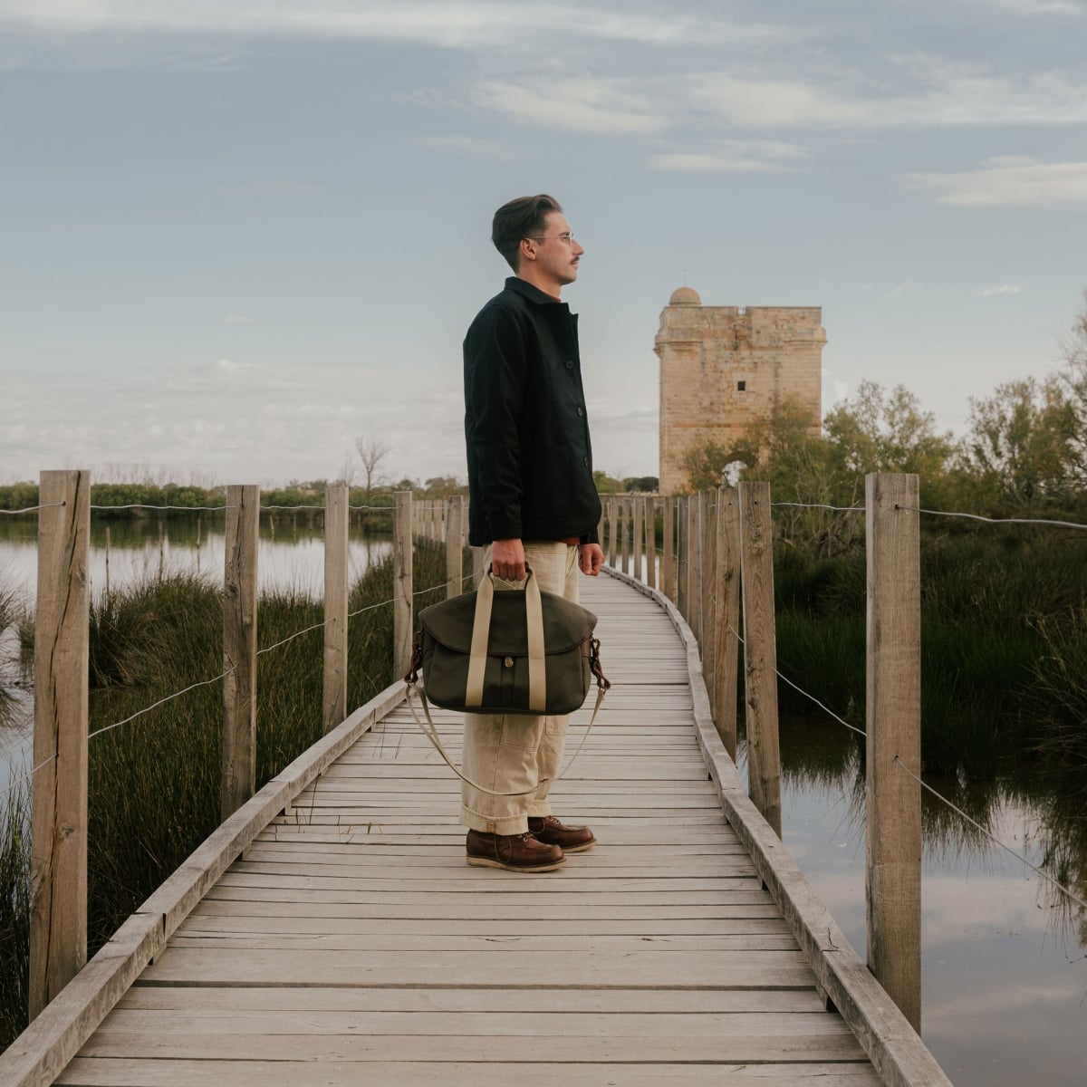 Musette Business bag - Khaki BM (image n°8)