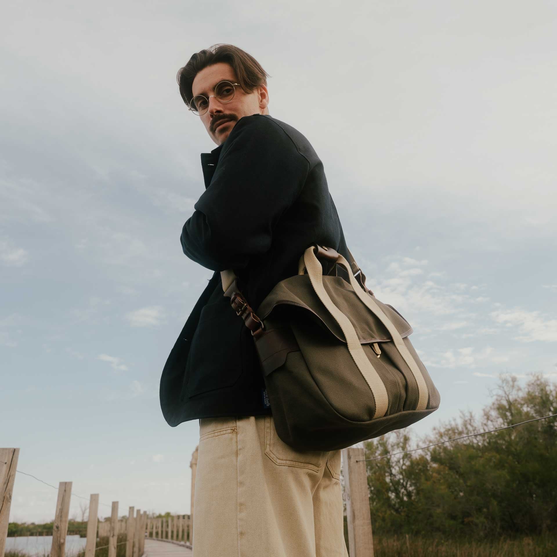 Musette Business bag - Khaki BM (image n°7)