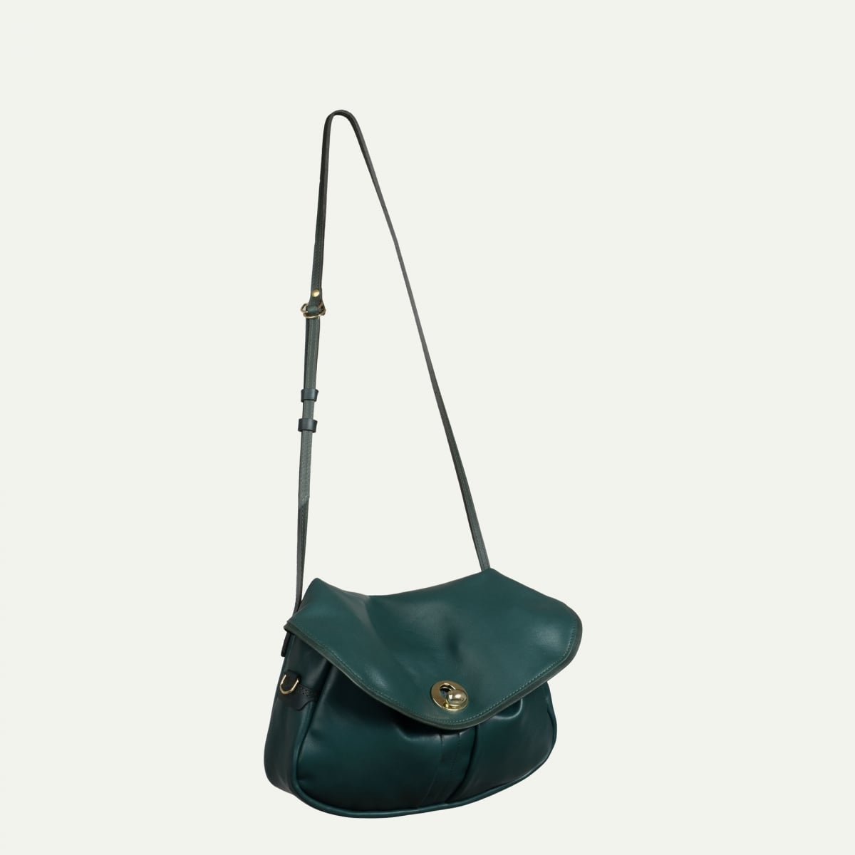 Janice Soft Musette S bag - Serpentine green (image n°3)