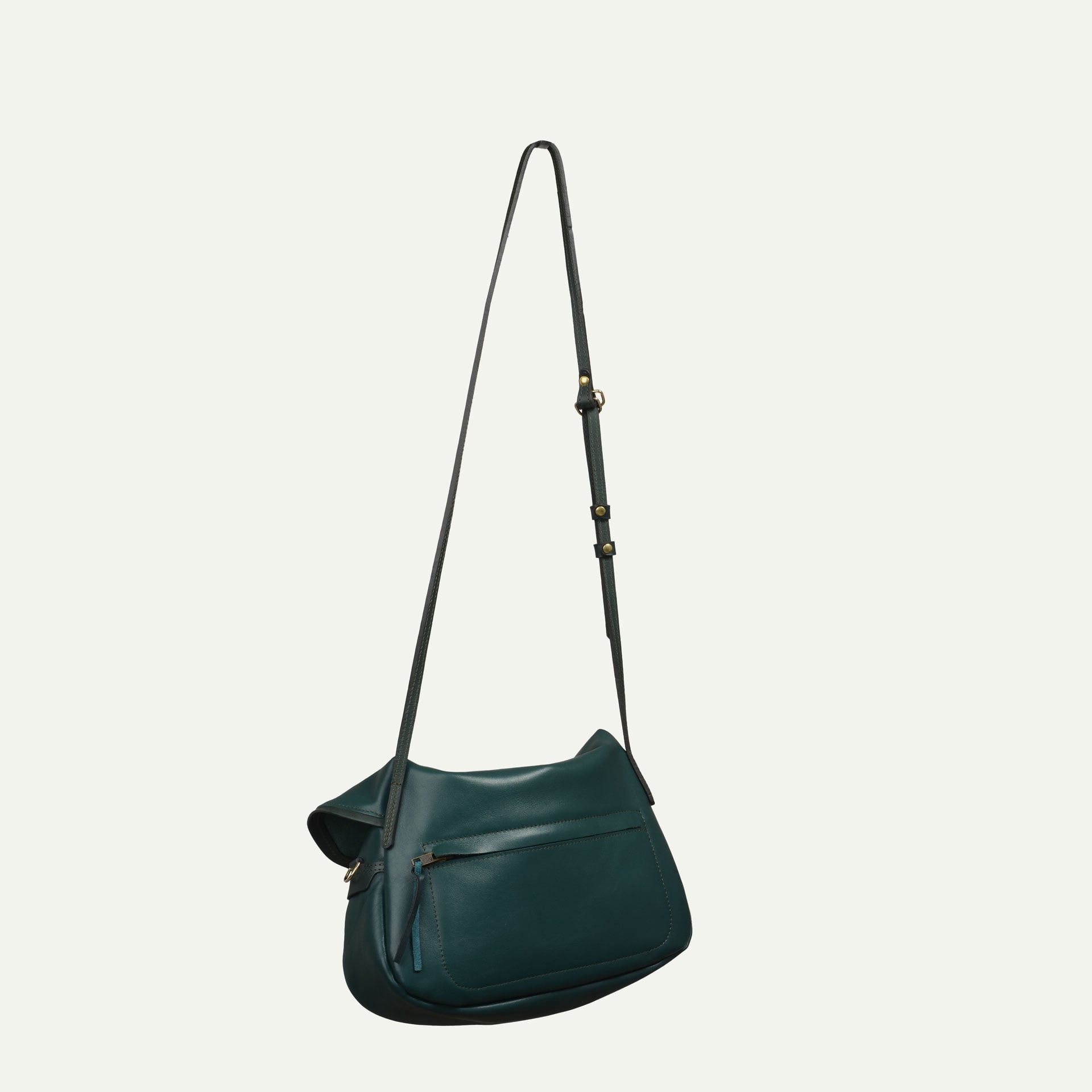 Janice Soft Musette S bag - Serpentine green (image n°4)
