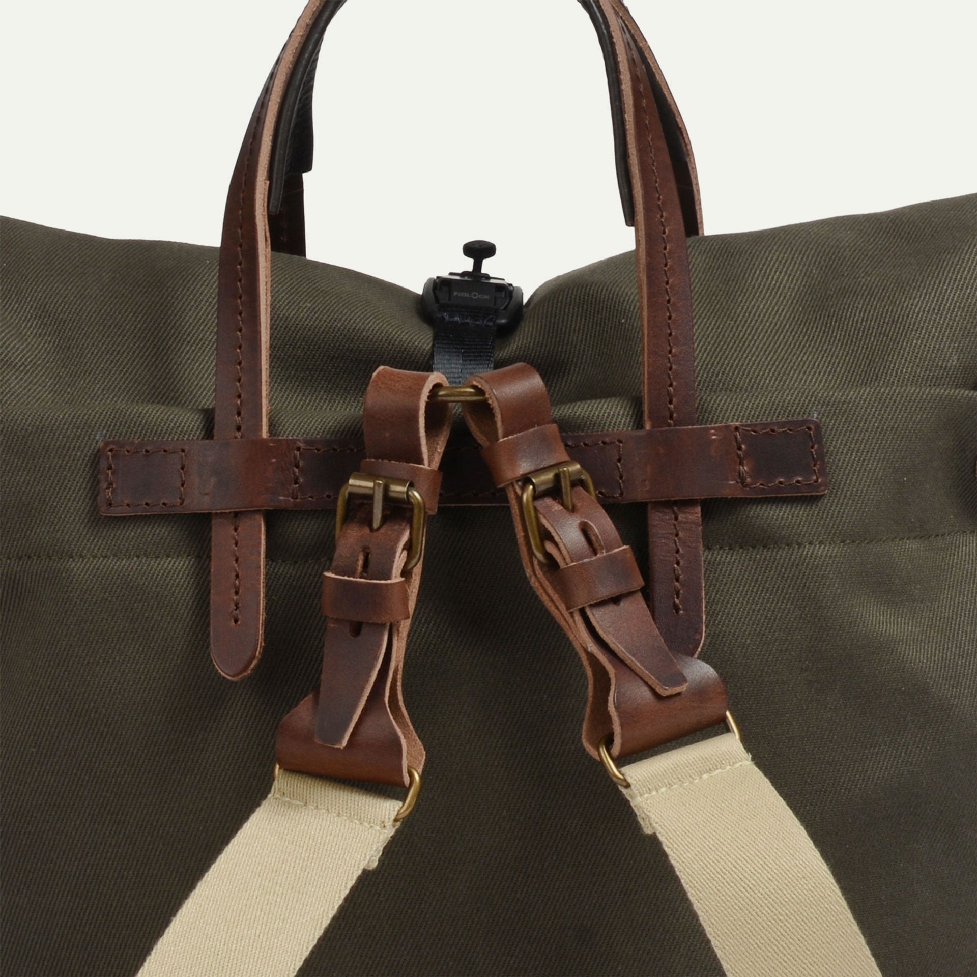 Woody business removable Backpack Strap - Palissandre (image n°3)