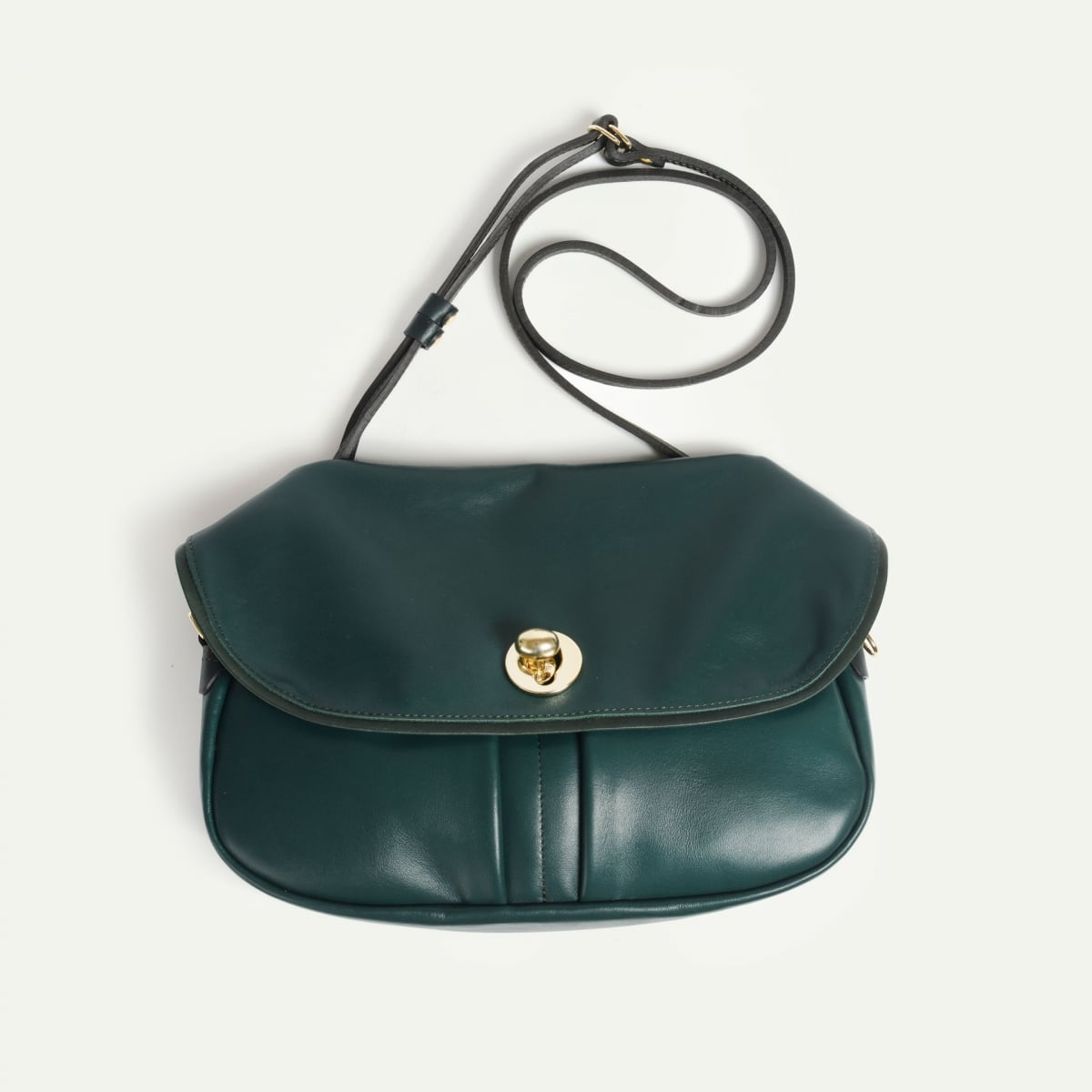 Janice Soft Musette S bag - Serpentine green (image n°1)
