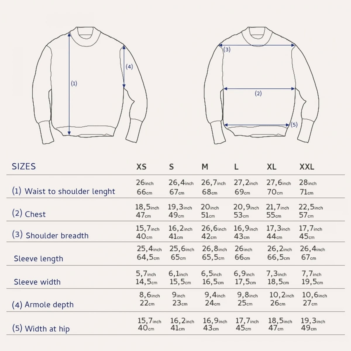 Marinepullover Cancale - Ecru (image n°10)