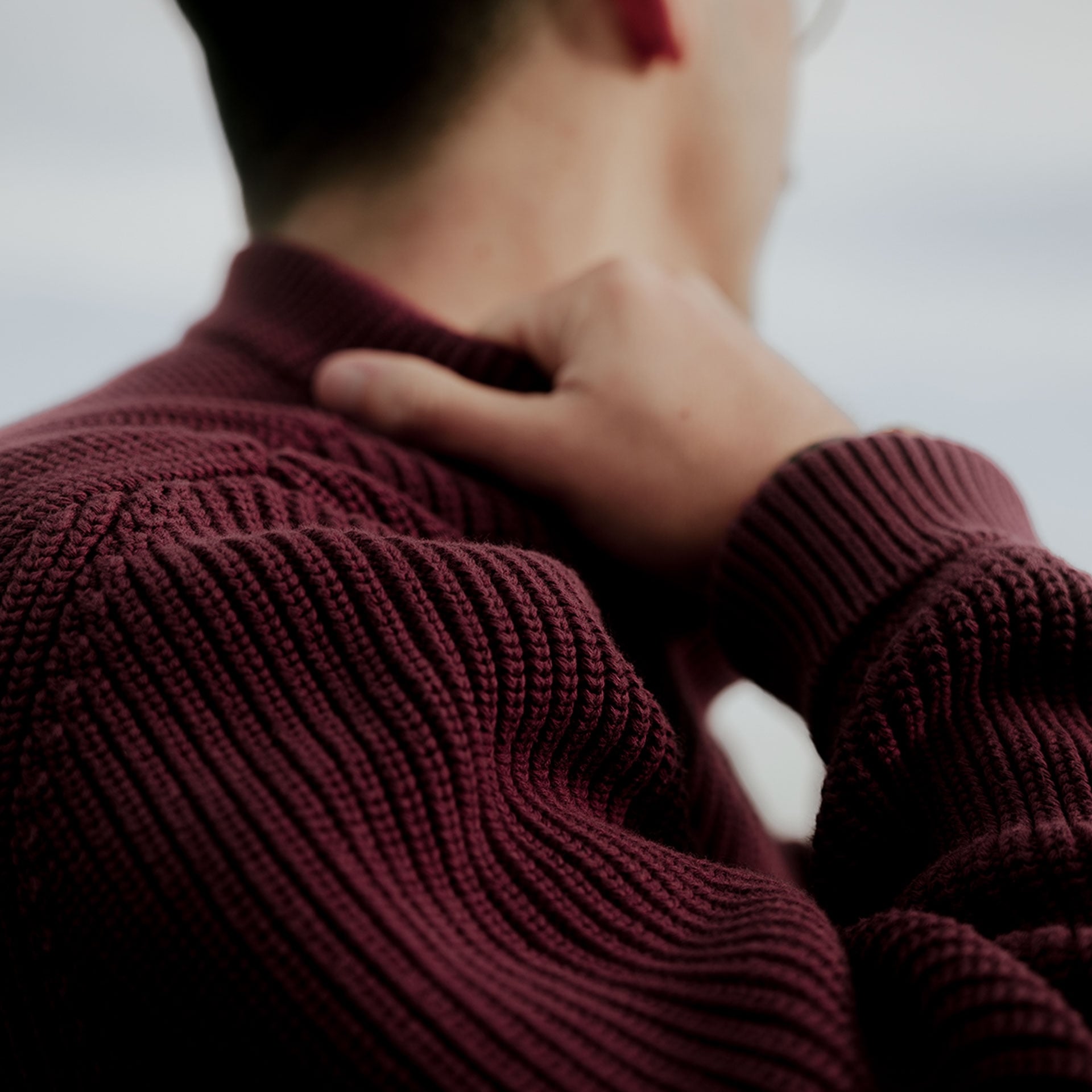 Pull Marin Cancale - Bordeaux (image n°7)