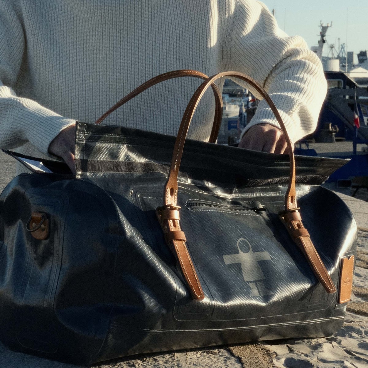 Bolso marinero GUY COTTEN x BLEU DE CHAUFFE (imagen n.º 8)