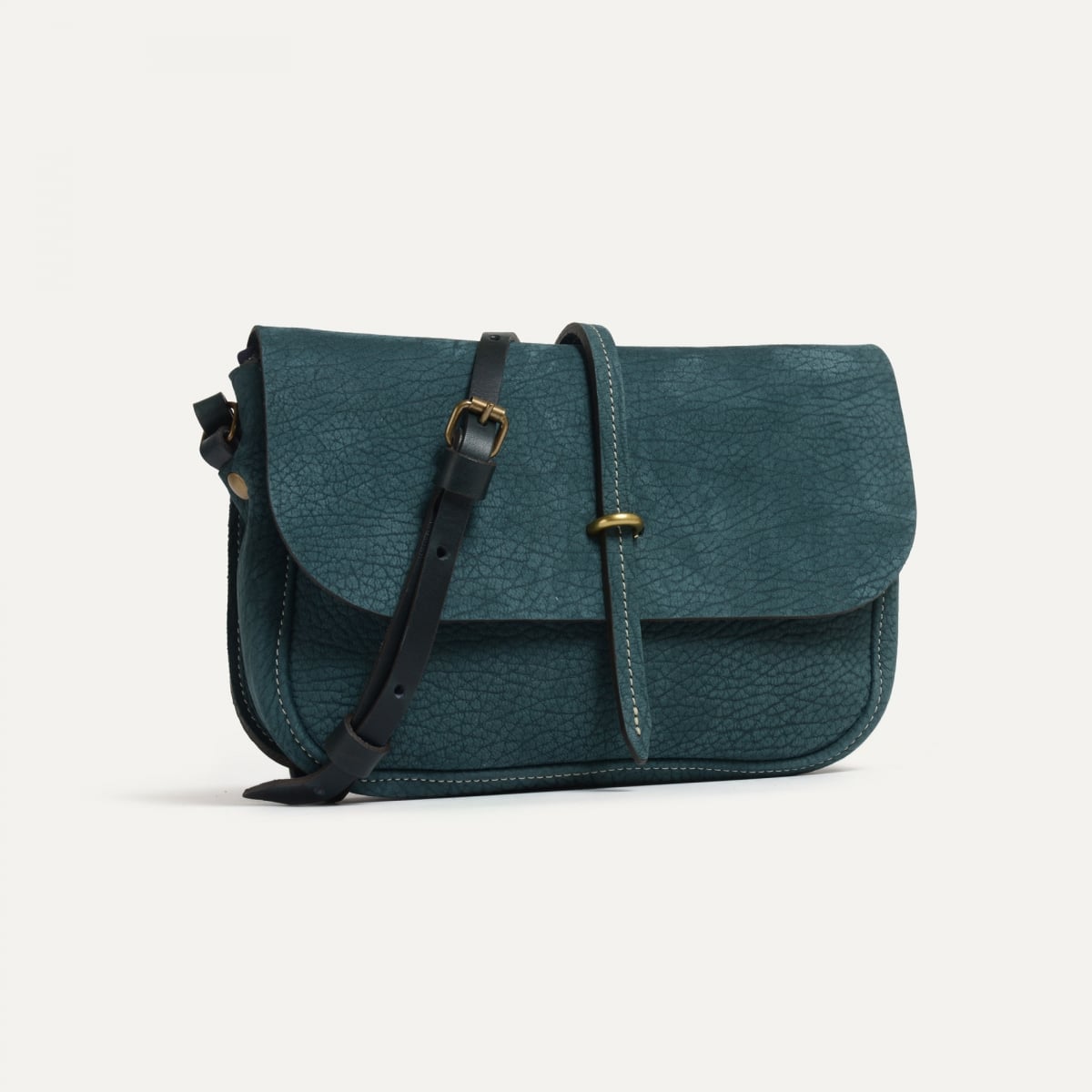 Pastiche postman bag / handbag - Soft Petrolio (image n°2)