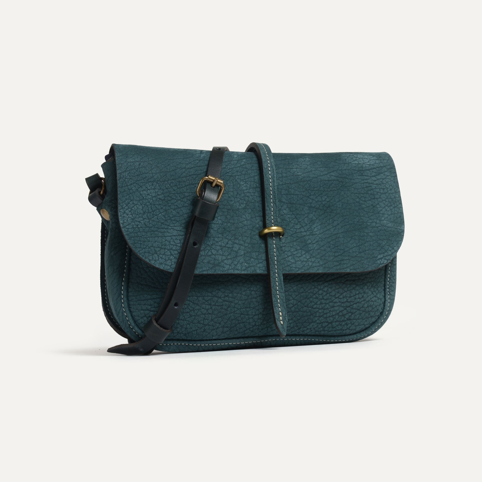 Pastiche postman bag / handbag - Soft Petrolio (image n°2)