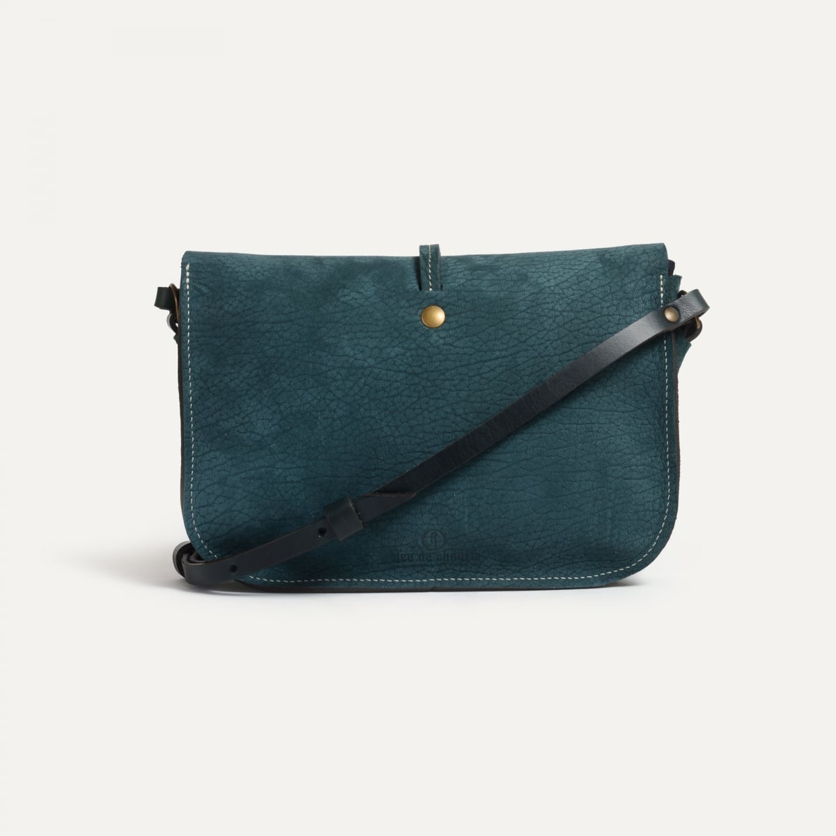 Pastiche postman bag / handbag - Soft Petrolio (image n°3)