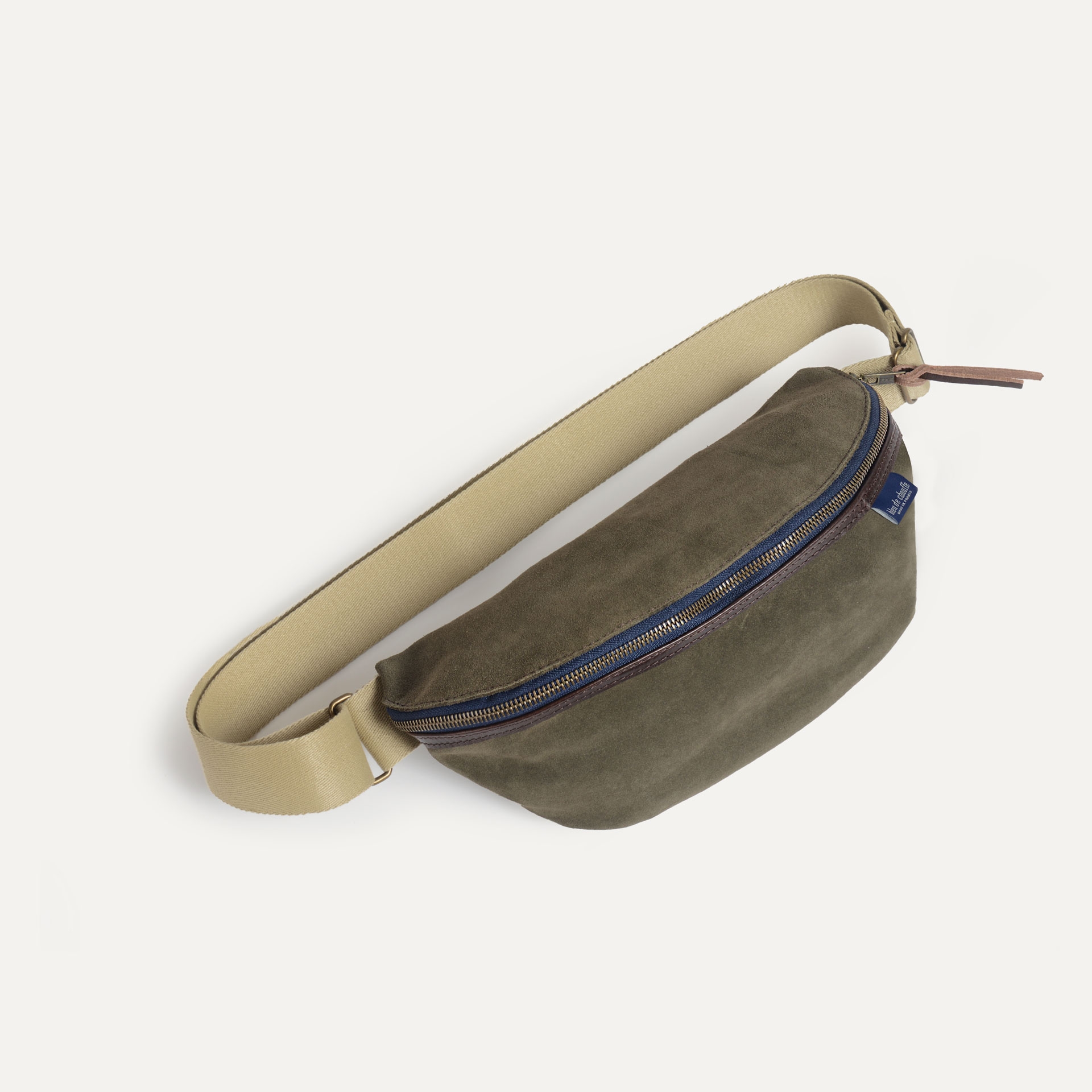 Gürteltasche New Beat / Veloursleder - Musk (image n°2)