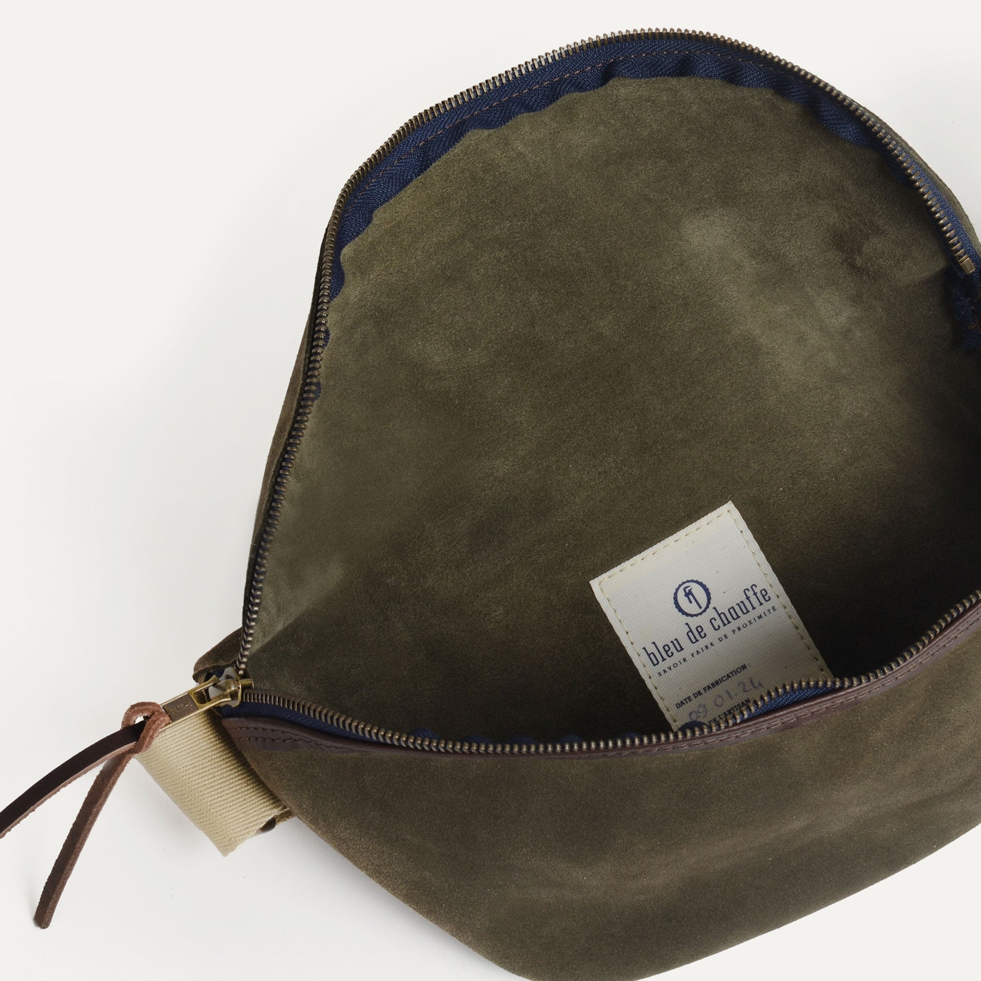 Sac Banane New Beat / Cuir Velours - Musk (image n°4)