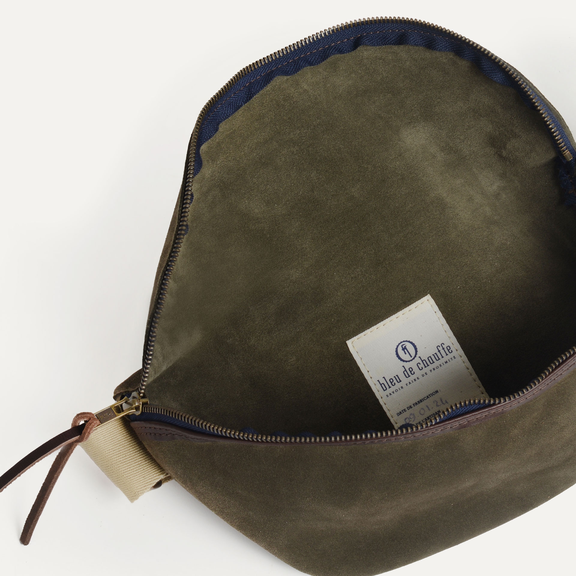 Gürteltasche New Beat / Veloursleder - Musk (image n°4)