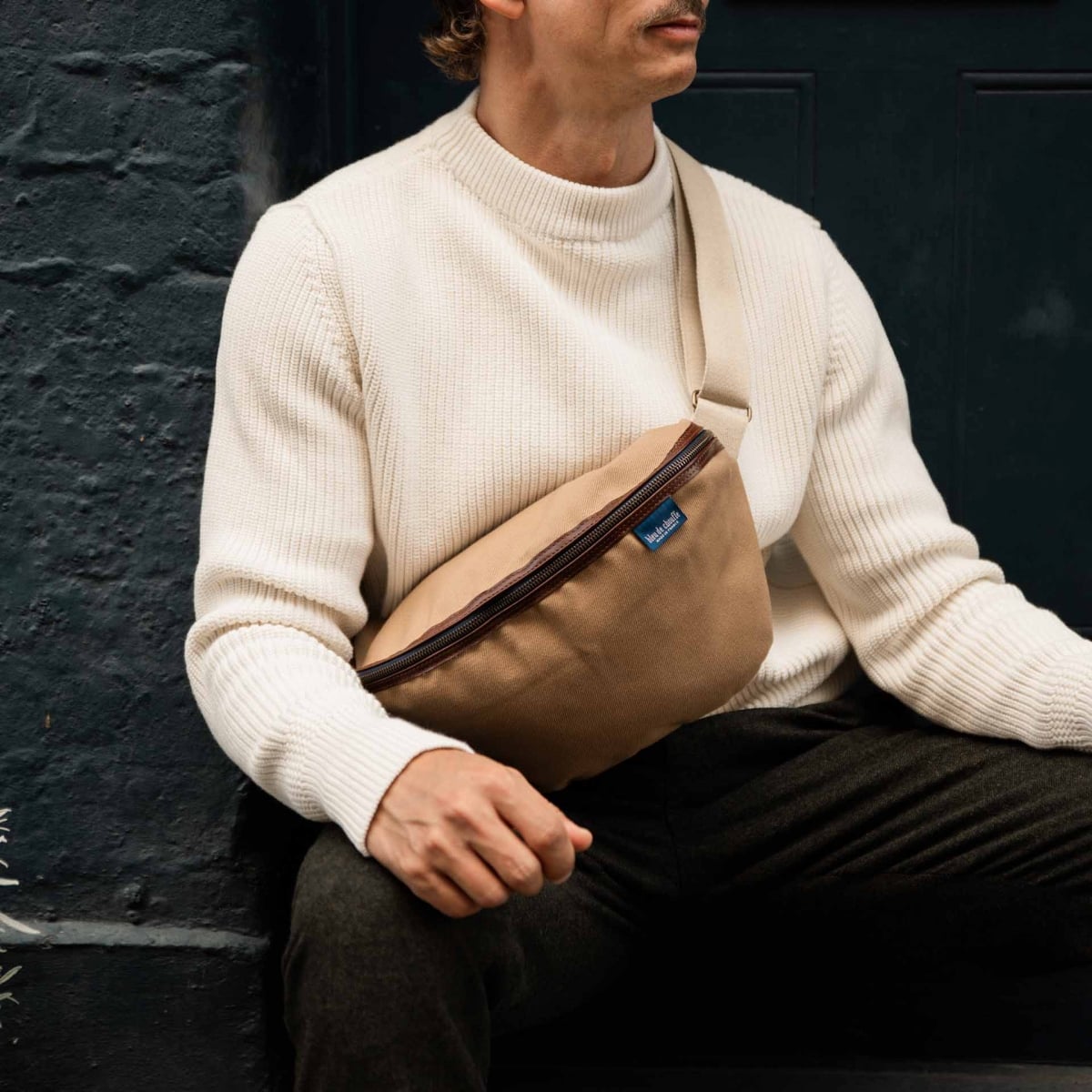 New Beat XL Belt bag - Camel BM (image n°5)