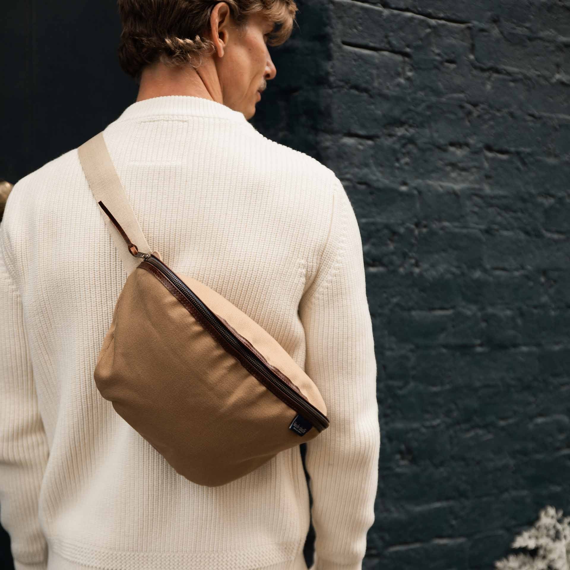 New Beat XL Belt bag - Camel BM (image n°6)