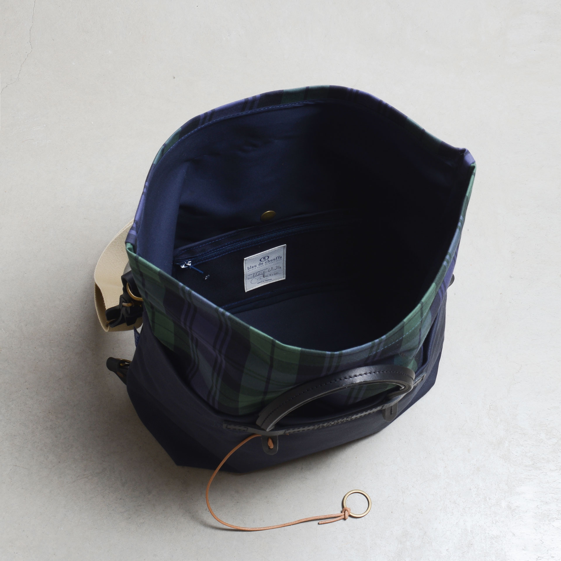Sac Business Woody - Tartan marine (image n°5)