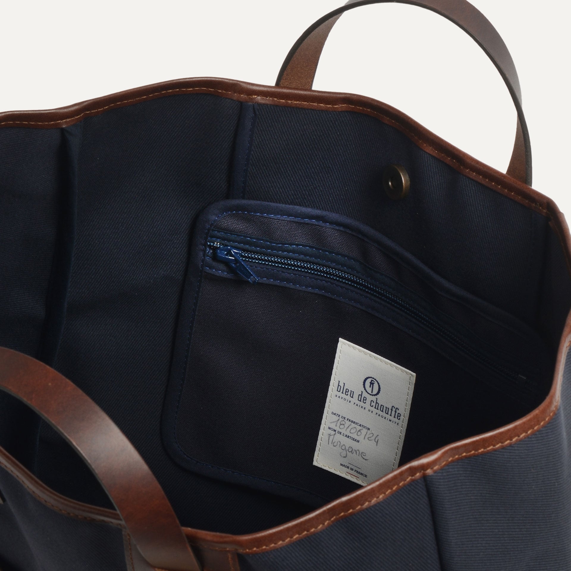 Meline Tote Bag - Navy Blue BM (image n°5)