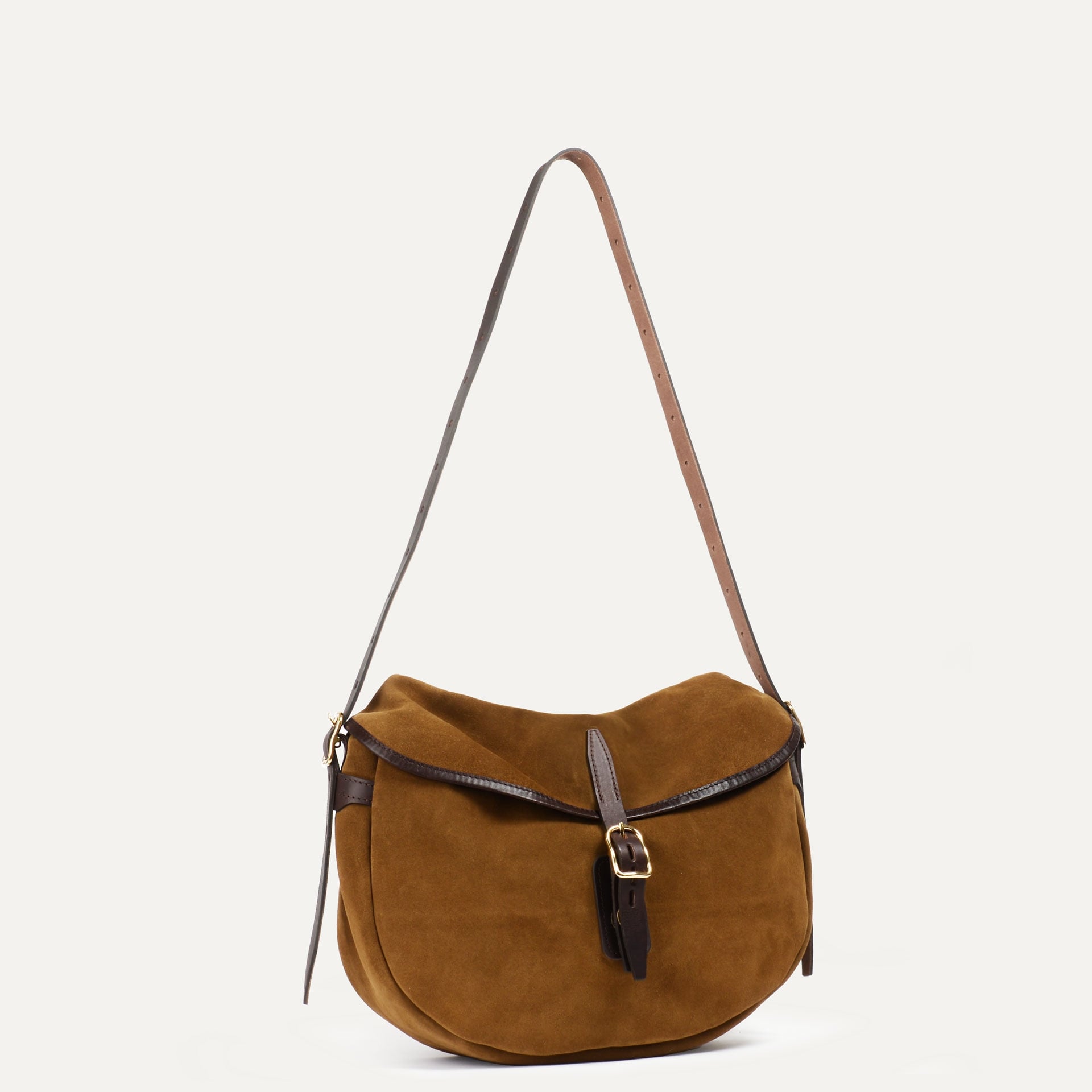 Margot half moon fisherman's bag - Hazelnut Brown (image n°2)