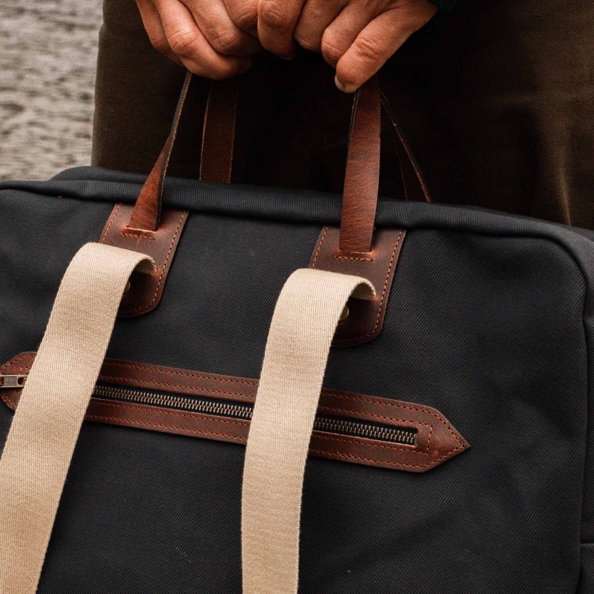 Missak aviator travel bag - Navy Blue BM (image n°6)
