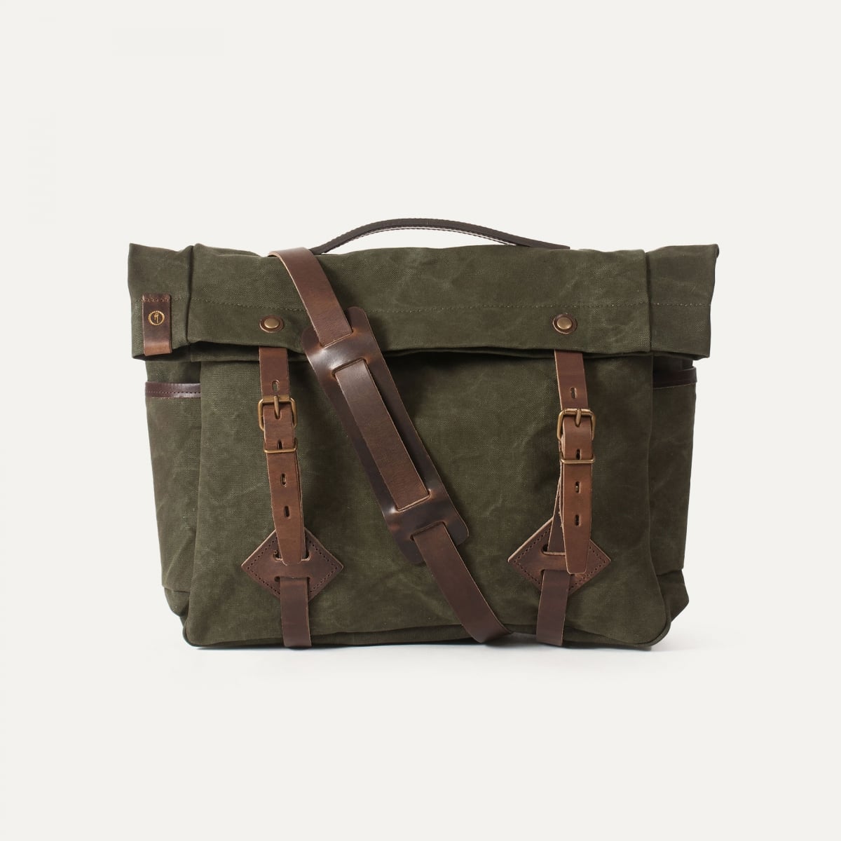Gaston Musette Tasche - Khaki dunkel stonewashed (image n°1)