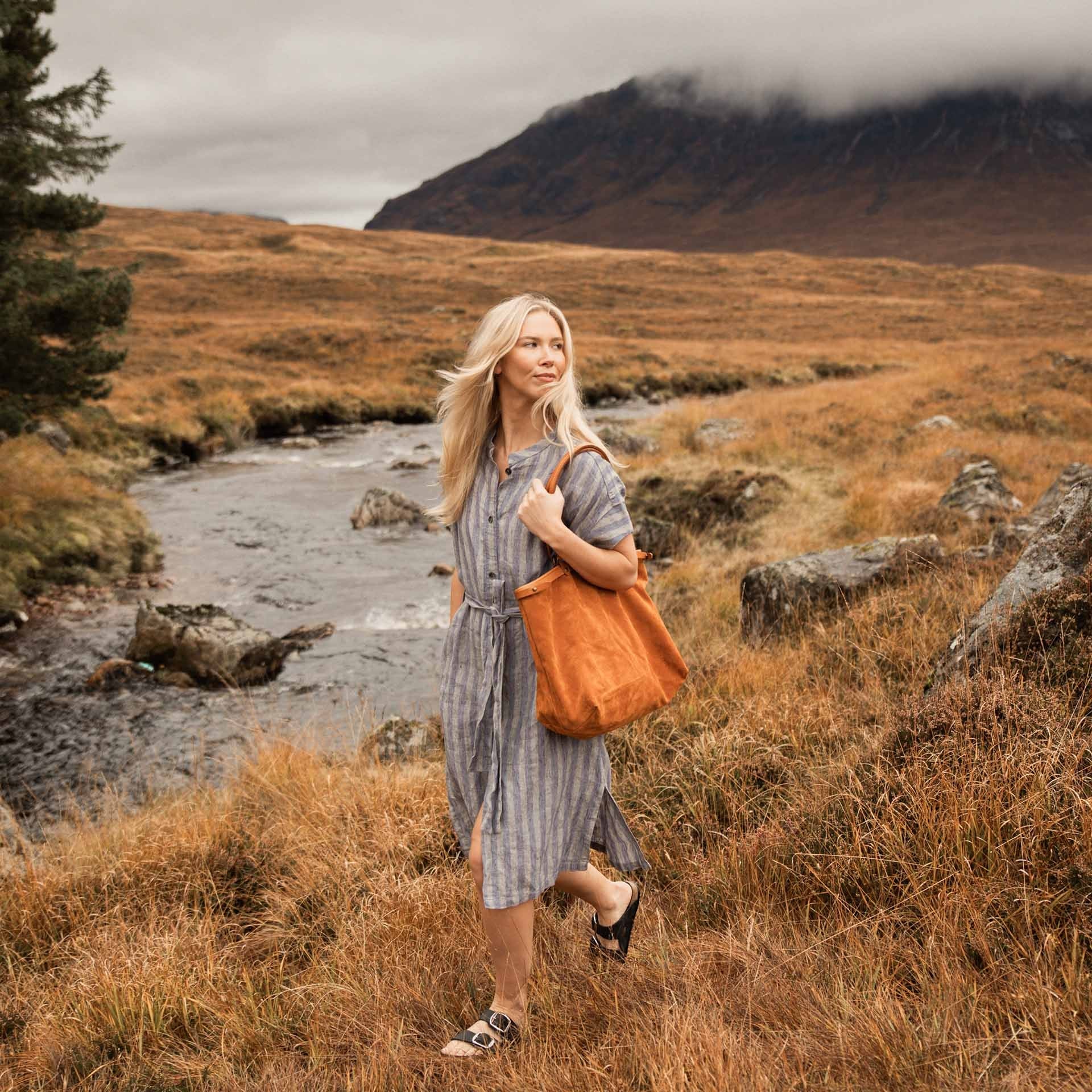 Adèle tote bag - Ochre (image n°7)