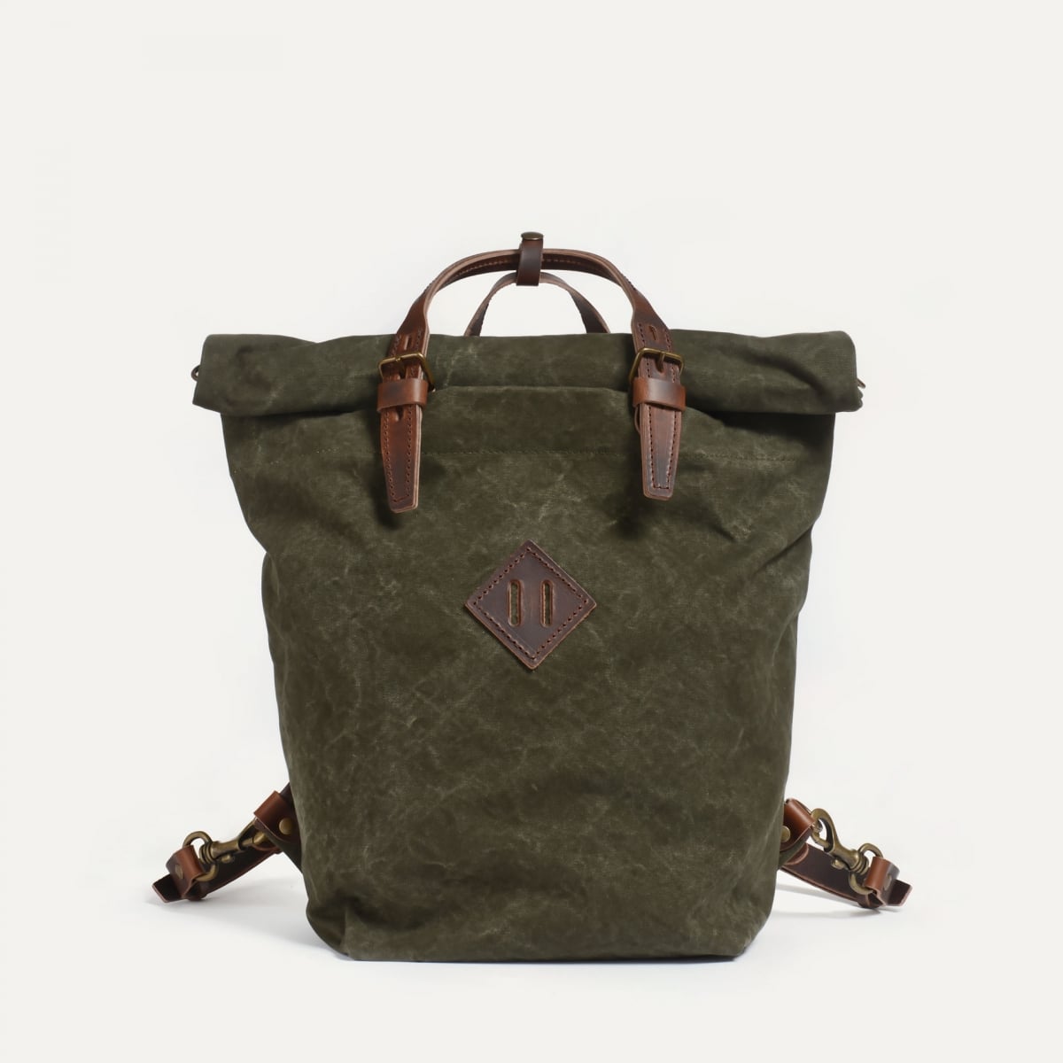 Woody 25L Backpack - Dark Khaki stonewashed (image n°1)