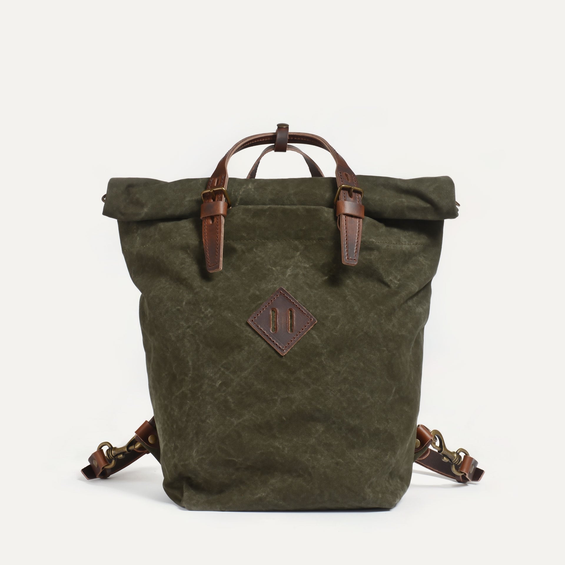 Woody 25L Backpack - Dark Khaki stonewashed (image n°1)