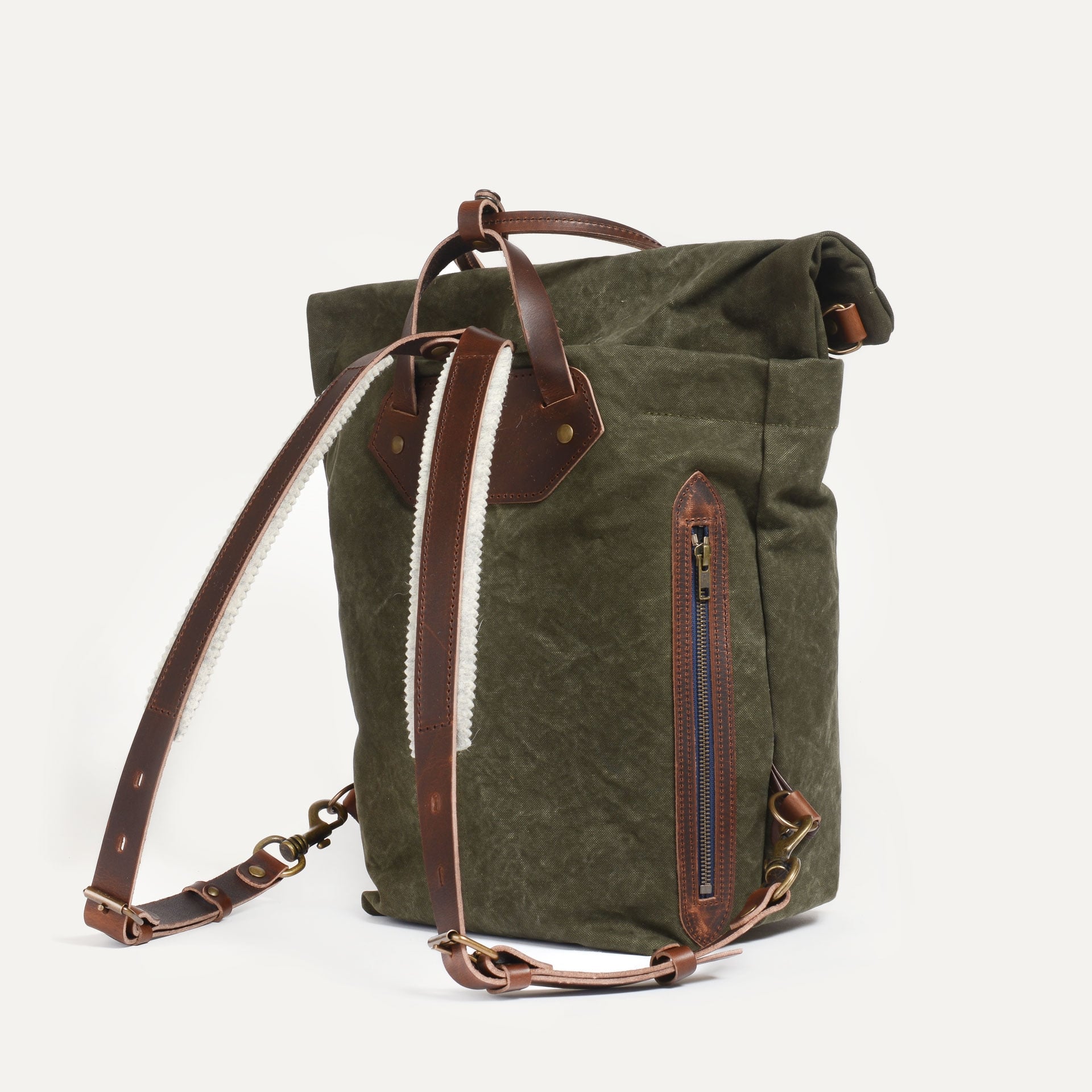 Woody 25L Backpack - Dark Khaki stonewashed (image n°3)