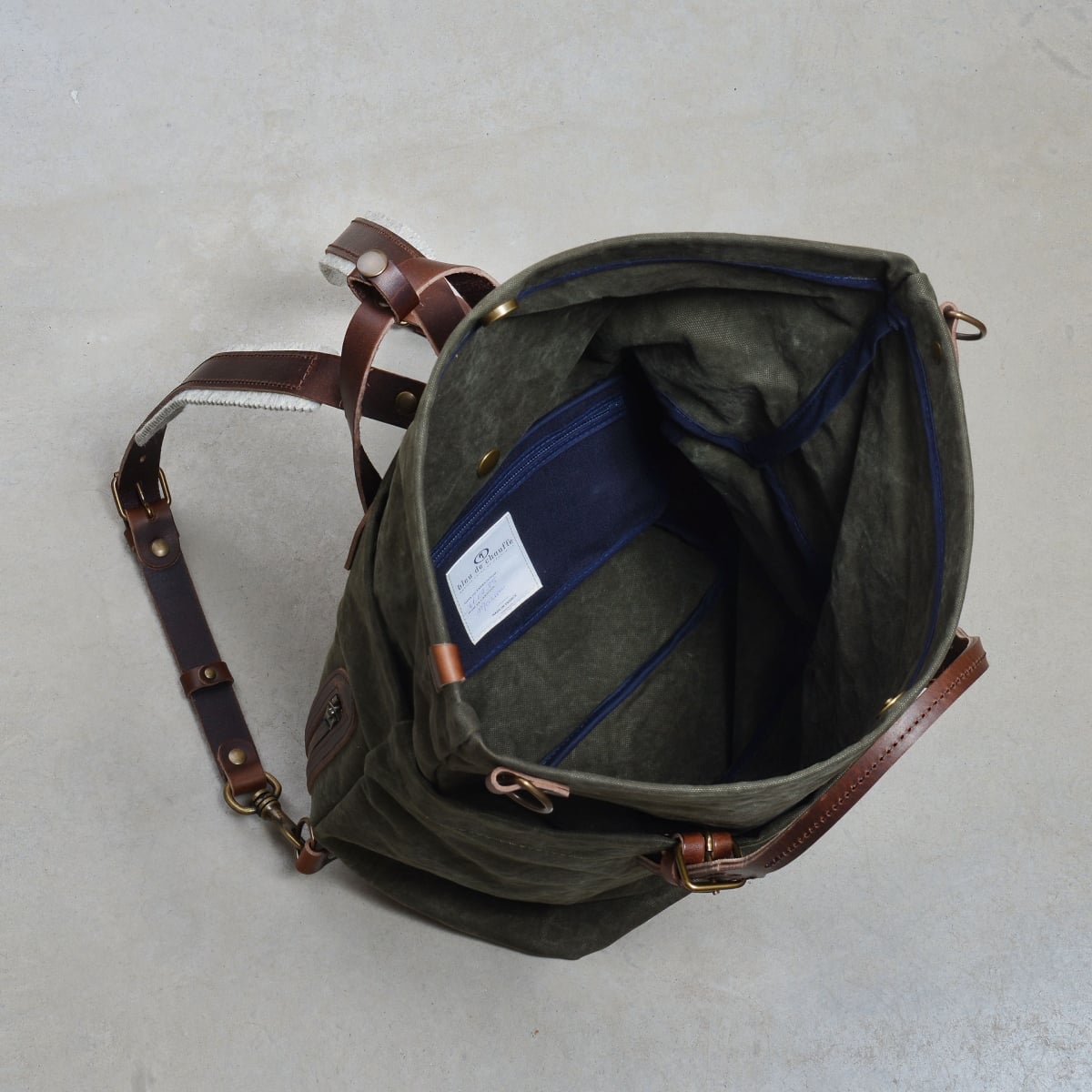 Woody 25L Backpack - Dark Khaki stonewashed (image n°4)