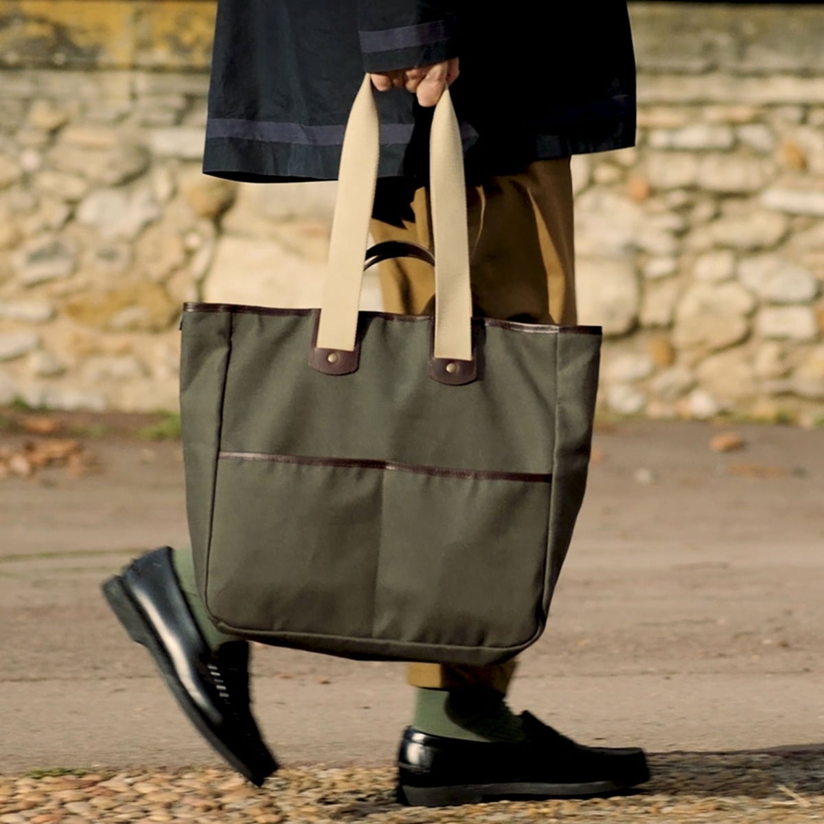  Meline Tote Bag - Khaki BM (image n°6)