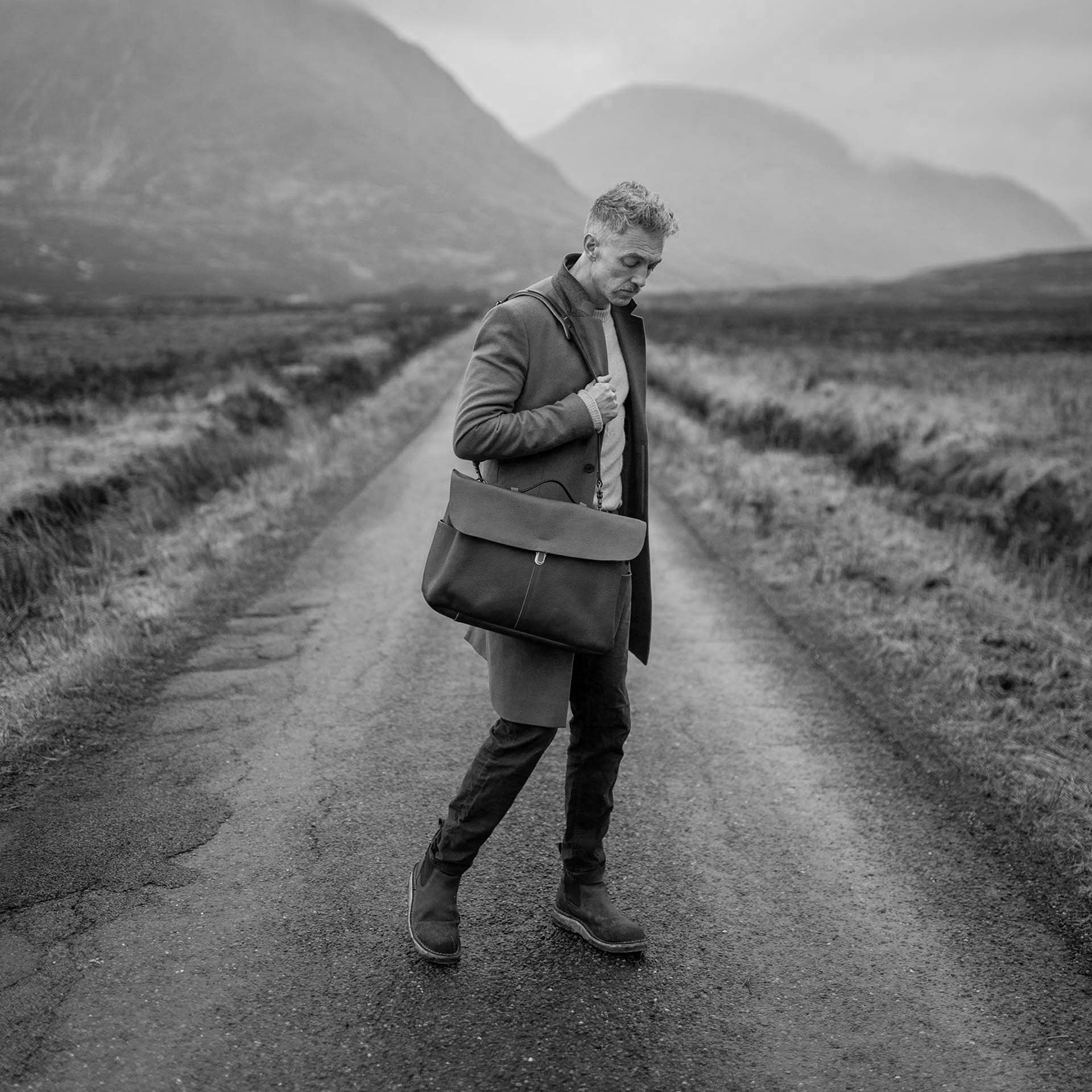 Satchel bag Charles - Dark Brown (image n°9)