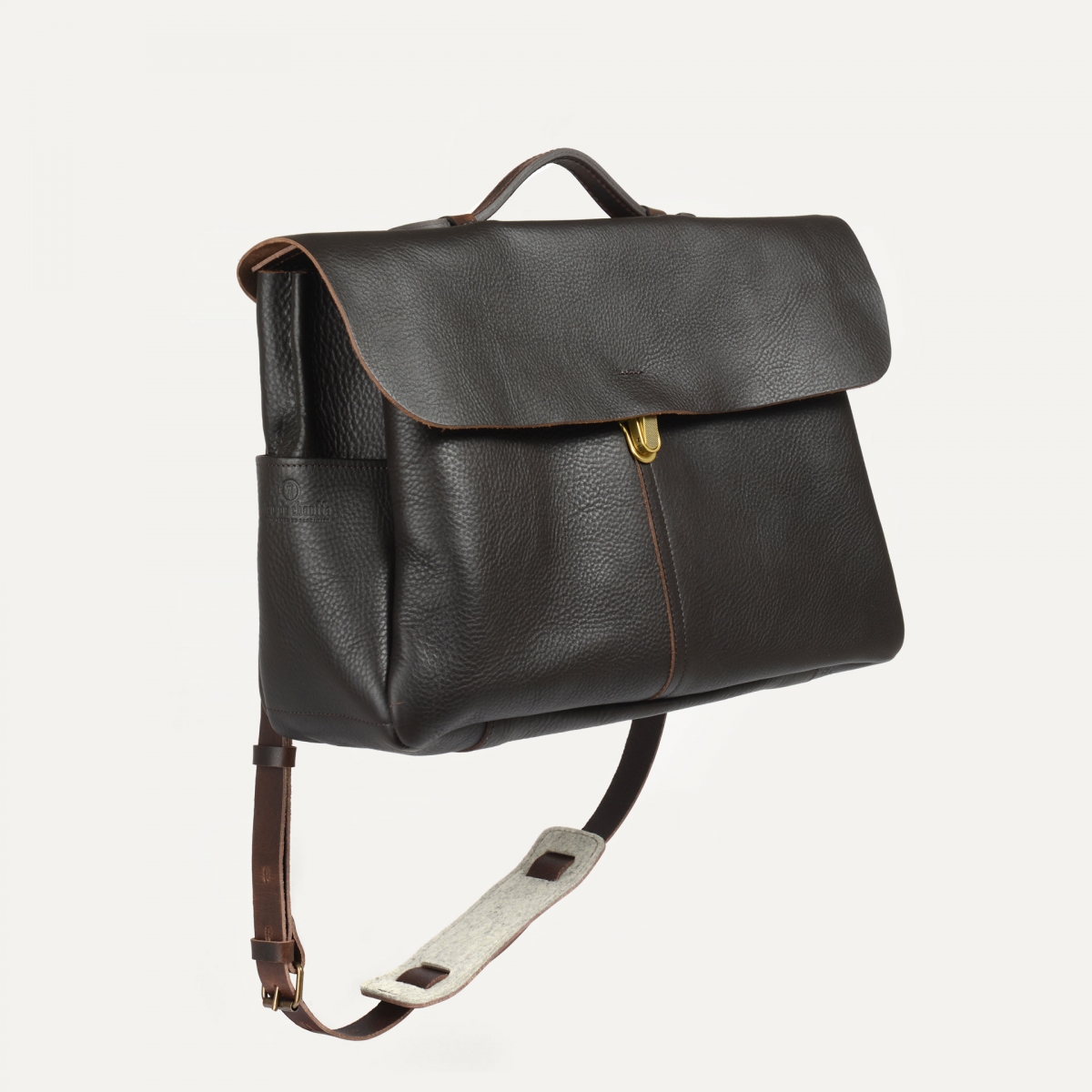 Satchel bag Charles - Dark Brown (image n°6)
