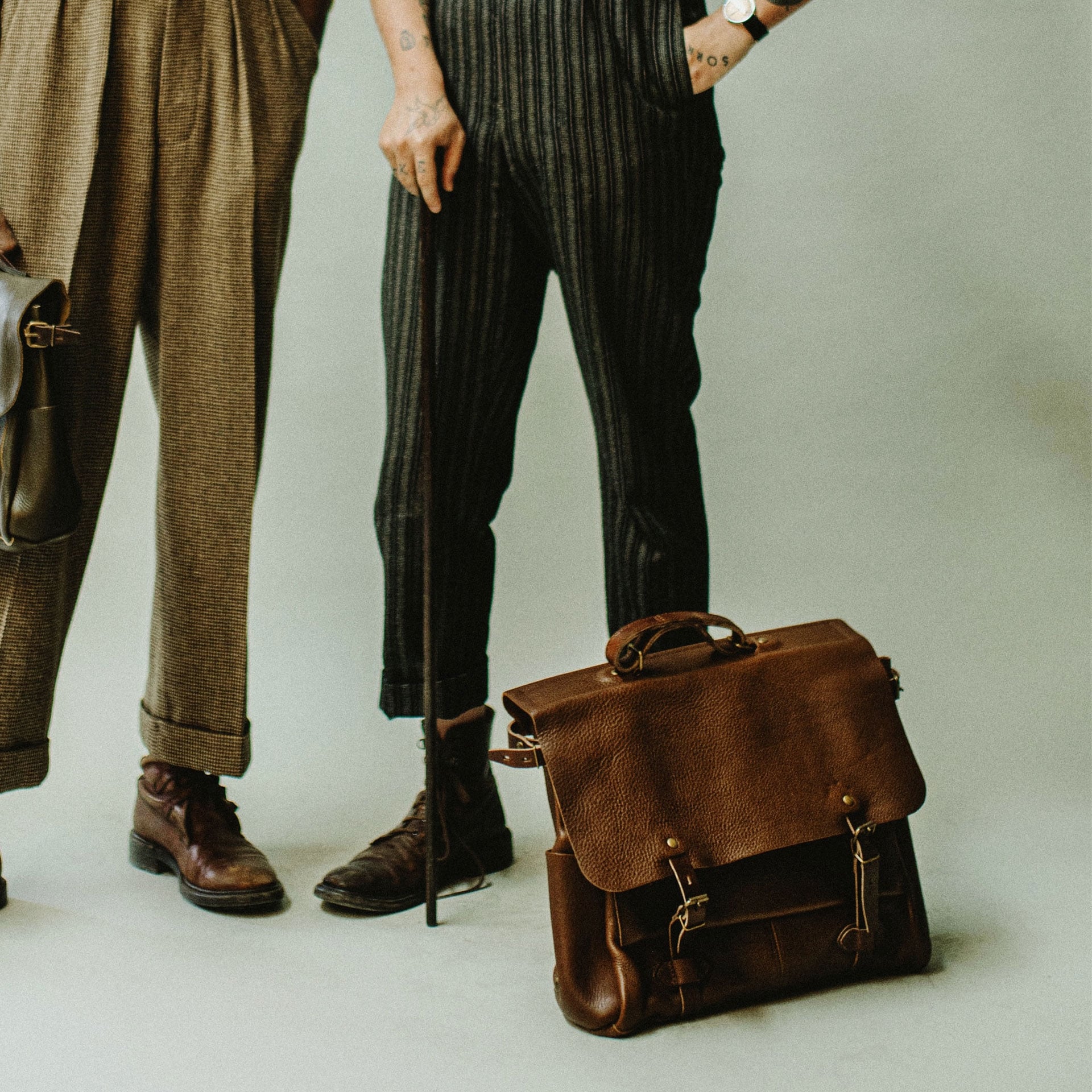 Bolso Executive Postier 48h Irving - Marrón ámbar (imagen n.º 7)