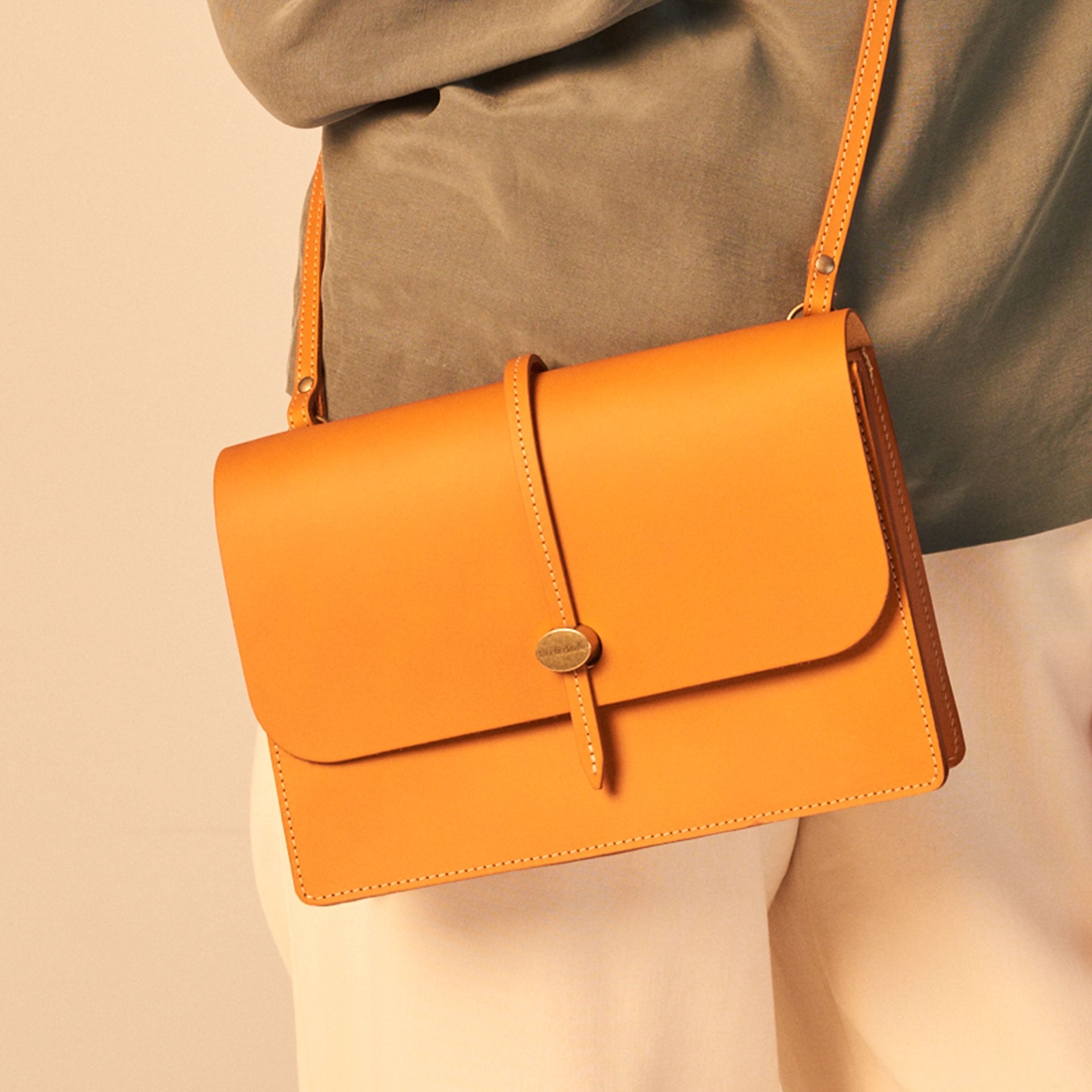 Bolso de mano Jordi - Miel (imagen n.º 6)