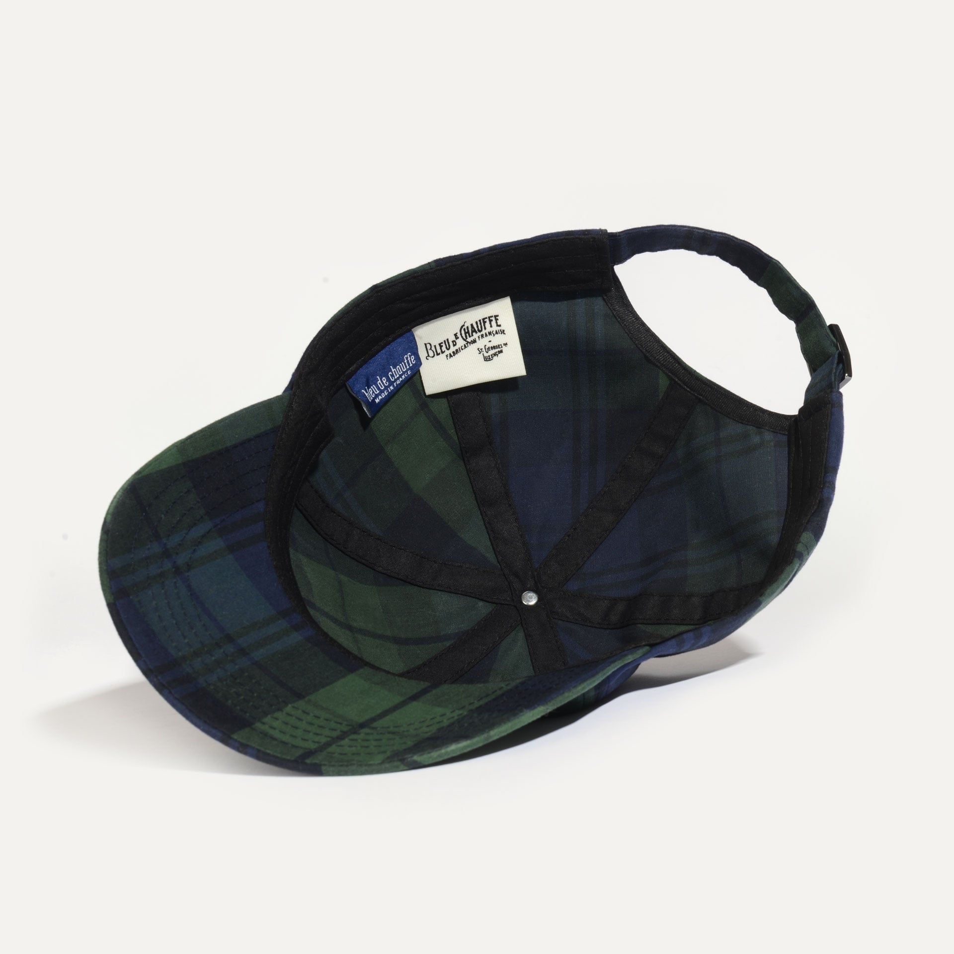 Kappe Gaspard - Tartan Marineblau (image n°8)