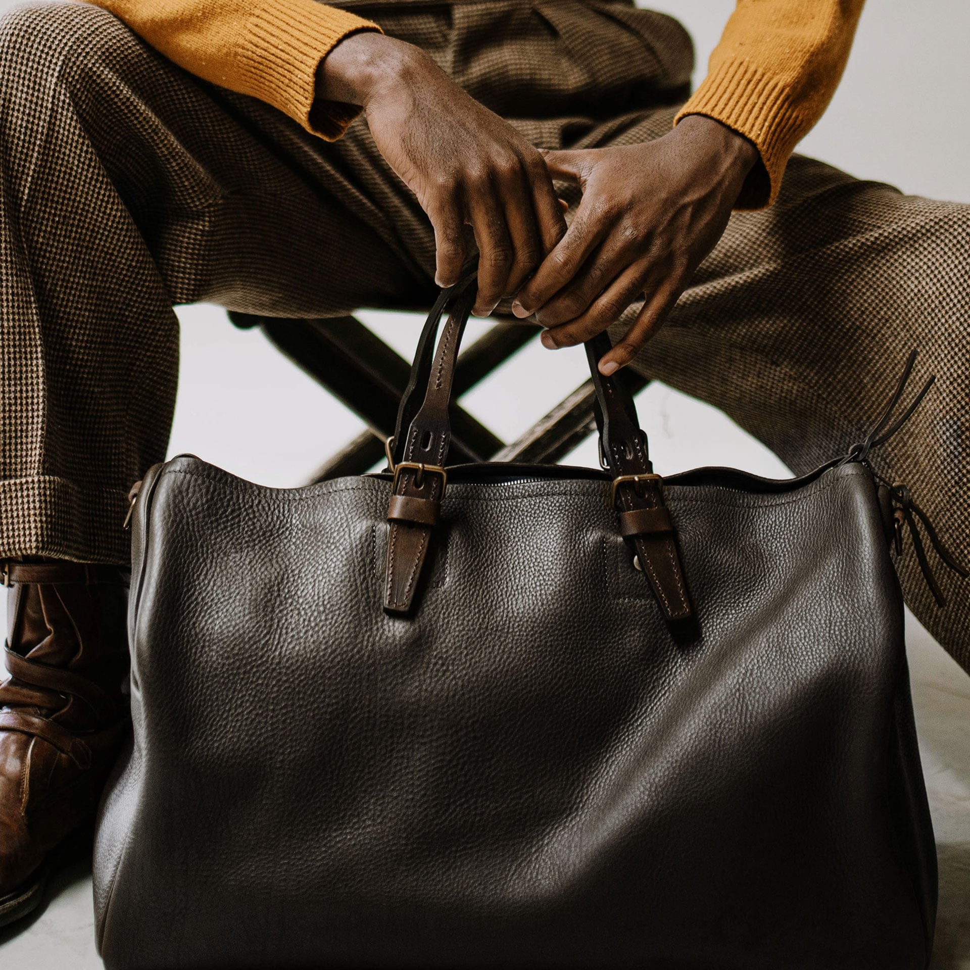Hobo Travel bag - Brown Khaki (Smog) (image n°7)