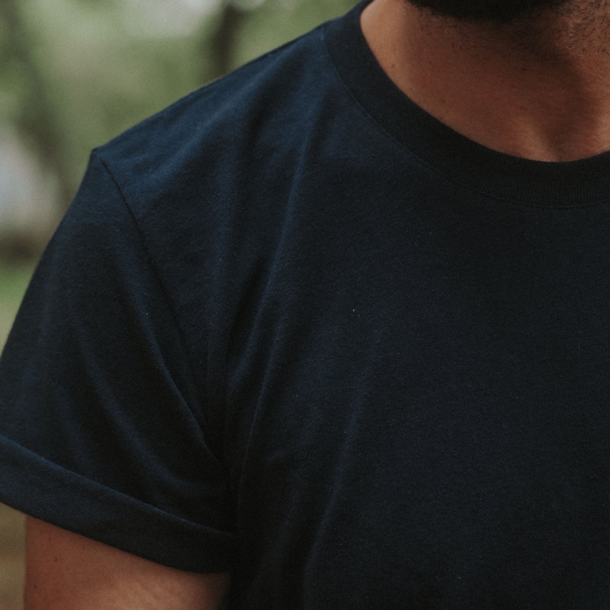 The MWC cotton hemp T Shirt - Navy (image n°5)